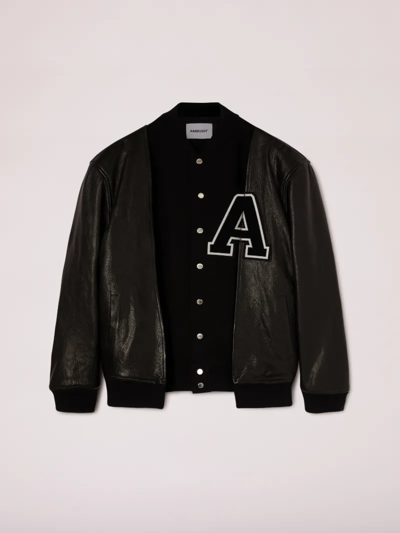 A' PATCH VARSITY JACKET