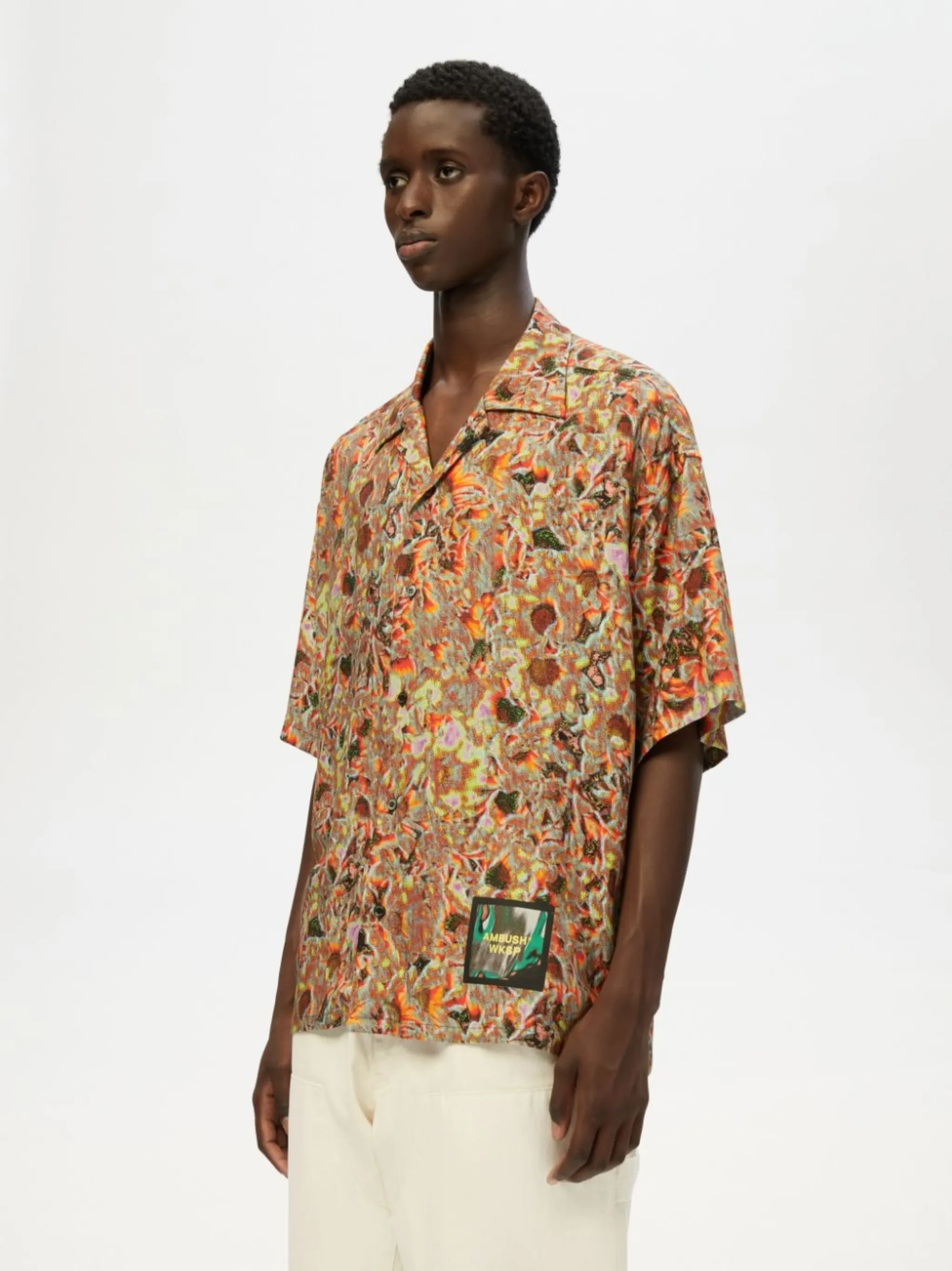 ABSTRACT-PRINT SHIRT