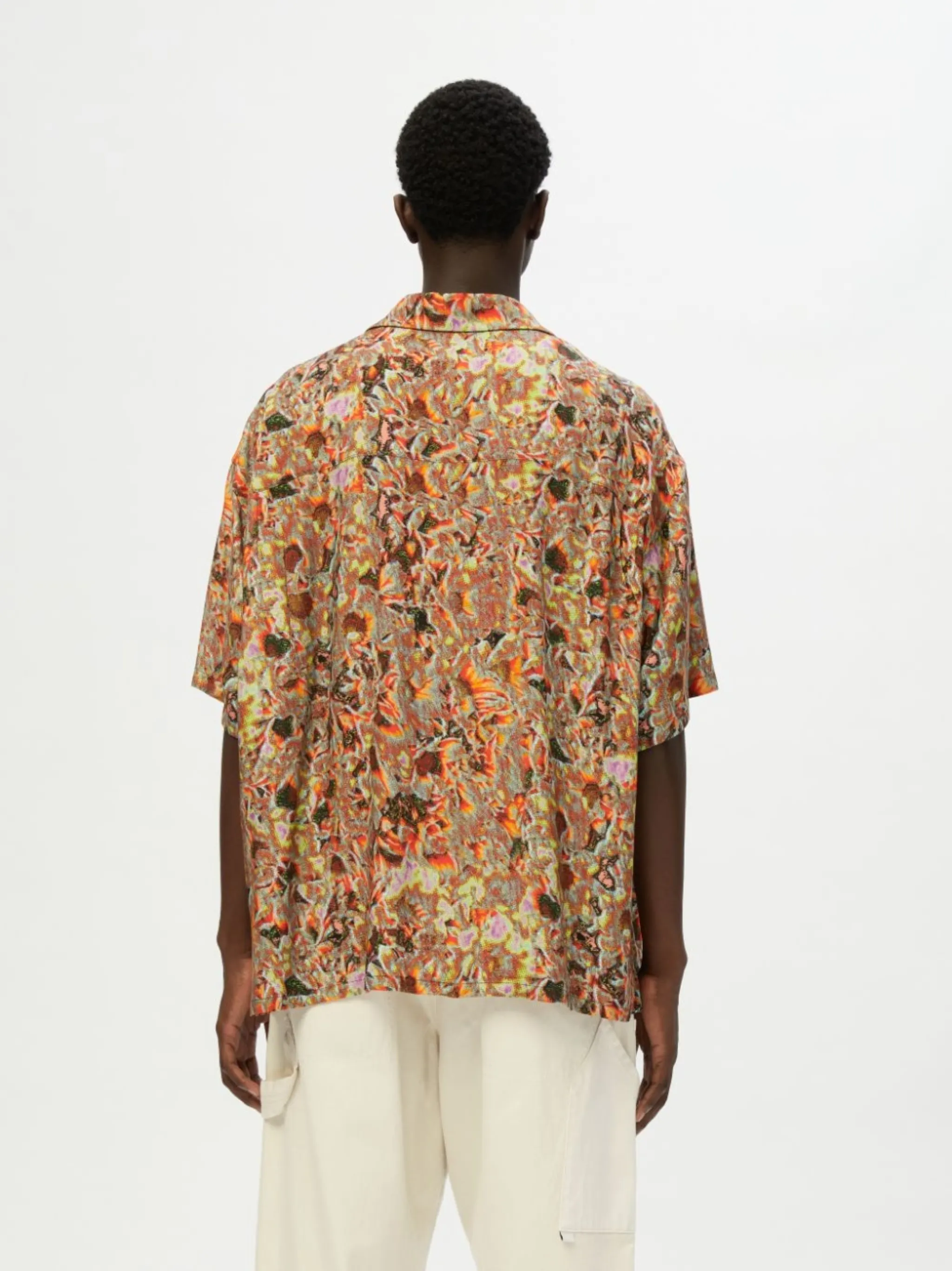 ABSTRACT-PRINT SHIRT