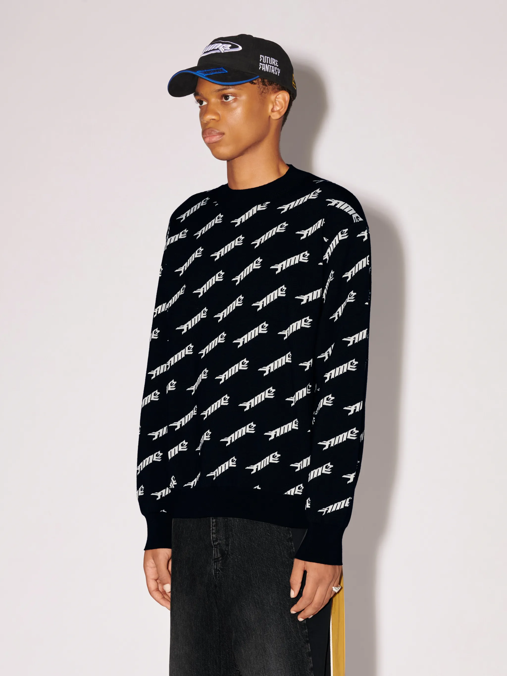 All Over Crewneck Sweater