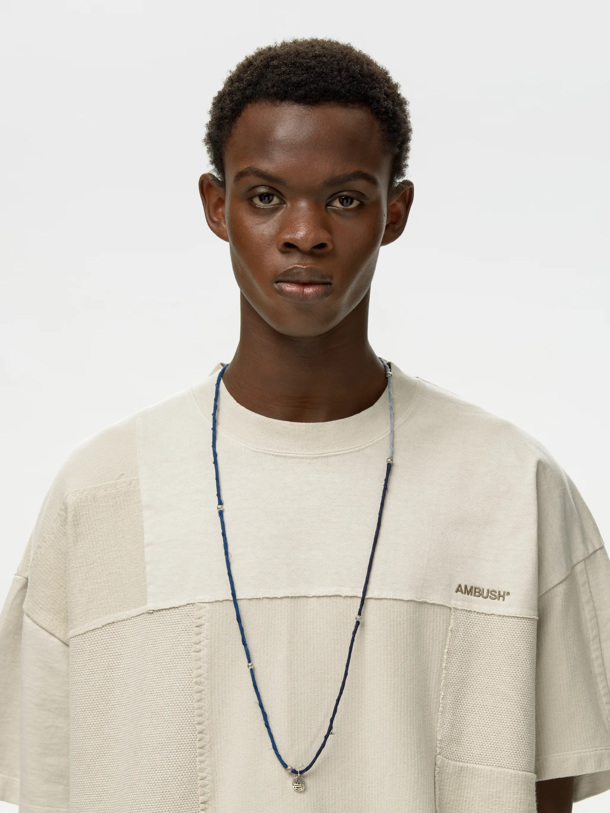 AMBLEM CHARM BRAIDED NECKLACE AMBUSH® Official