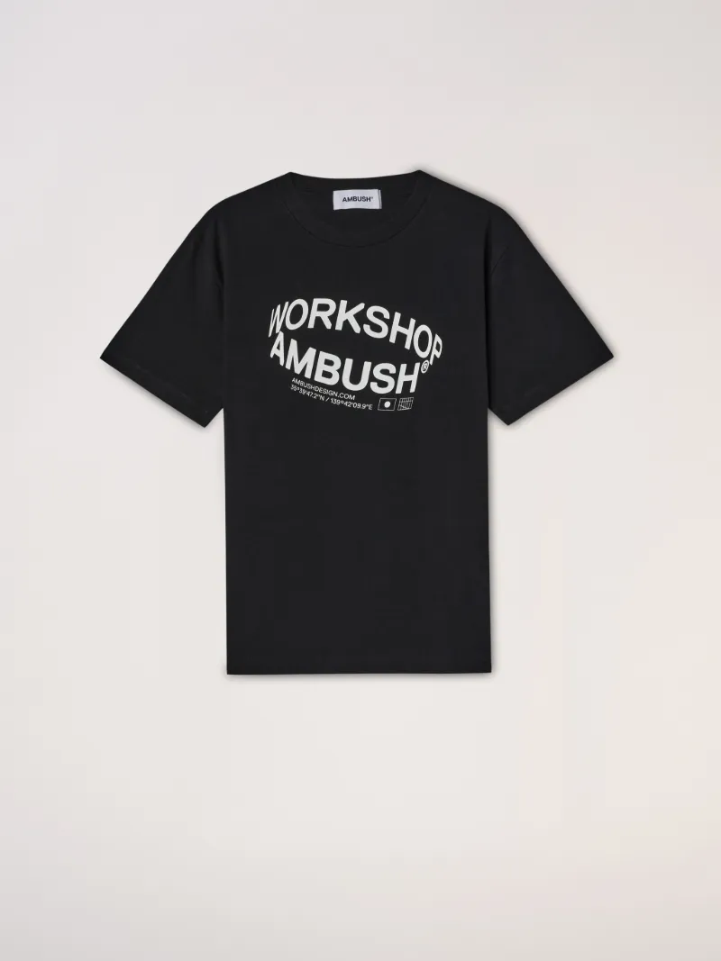 AMBUSH 旋转 LOGO 印花T恤
