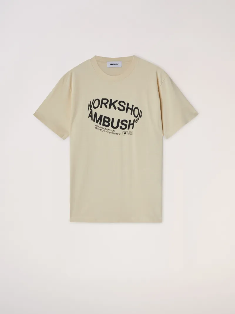 AMBUSH 旋转 LOGO 印花T恤