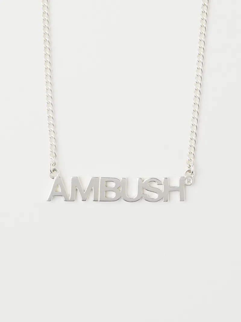 AMBUSH 商标吊坠项链