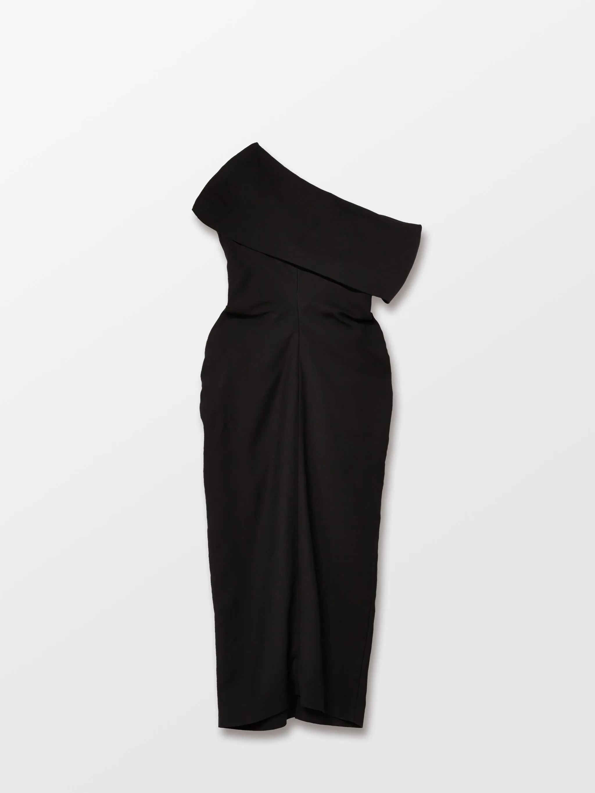 asymmetric mid-length dress