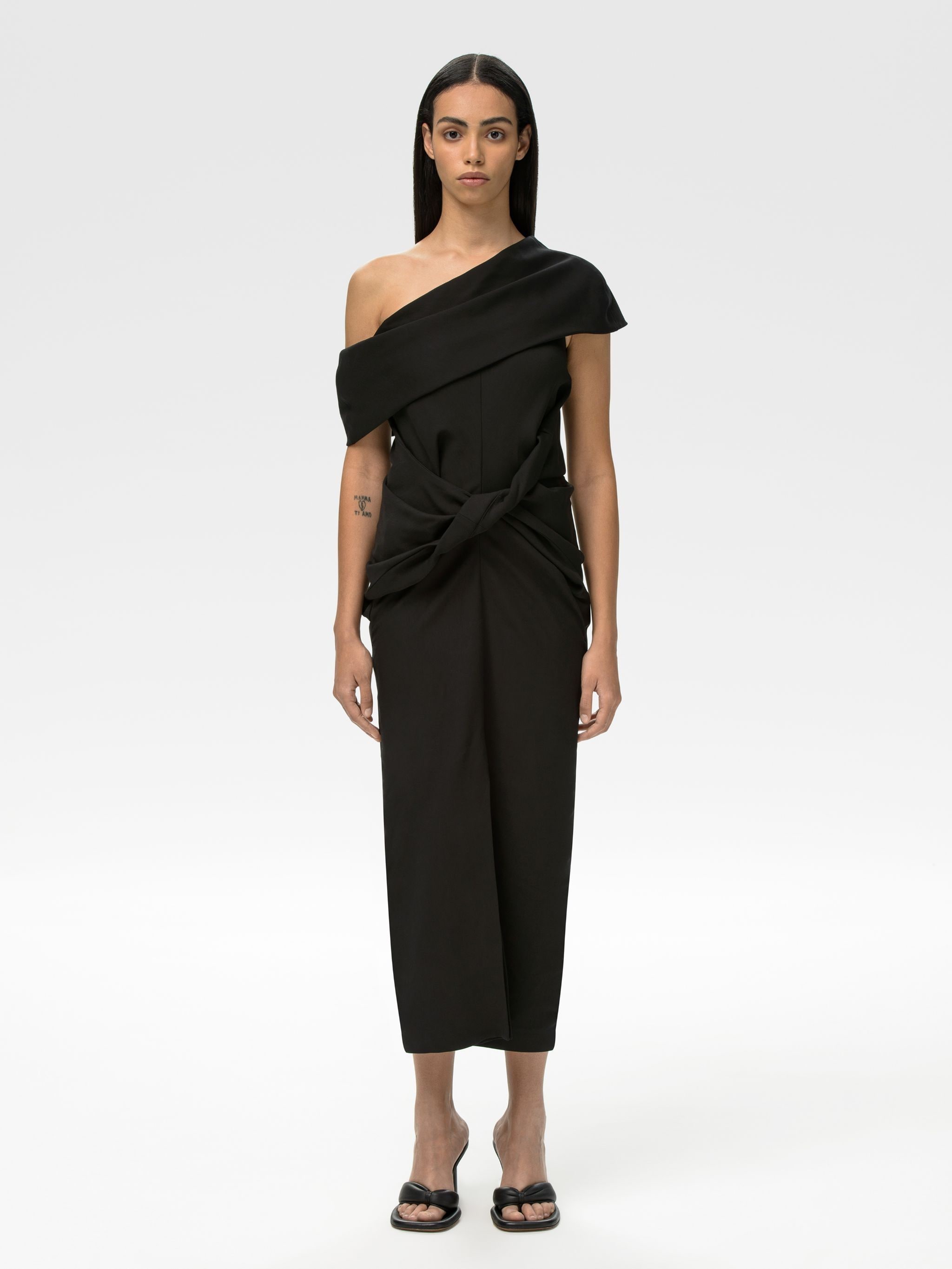 asymmetric mid-length dress | AMBUSH® Official