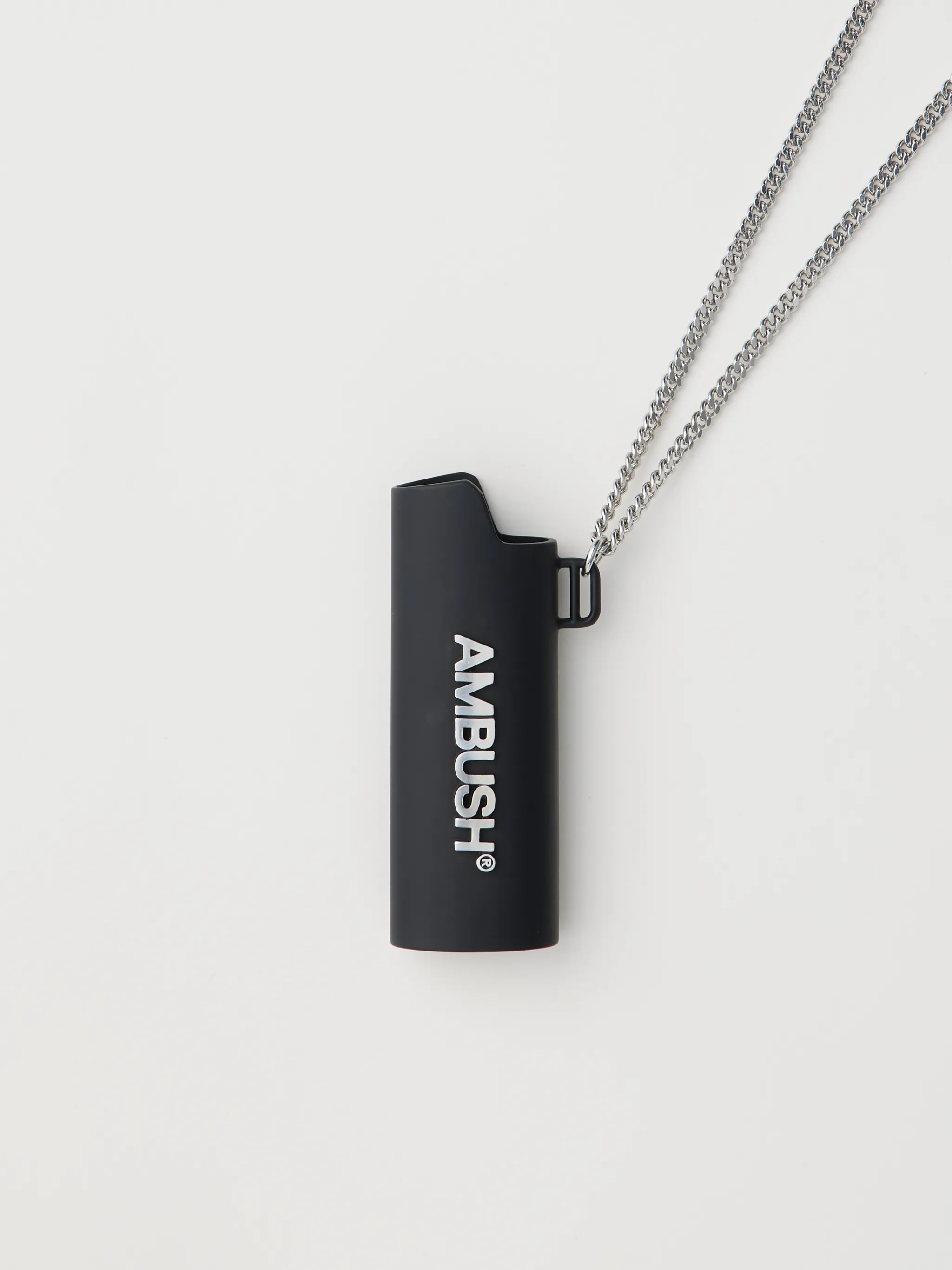 AW21 LOGO LIGHTER CASE NECKLACE L