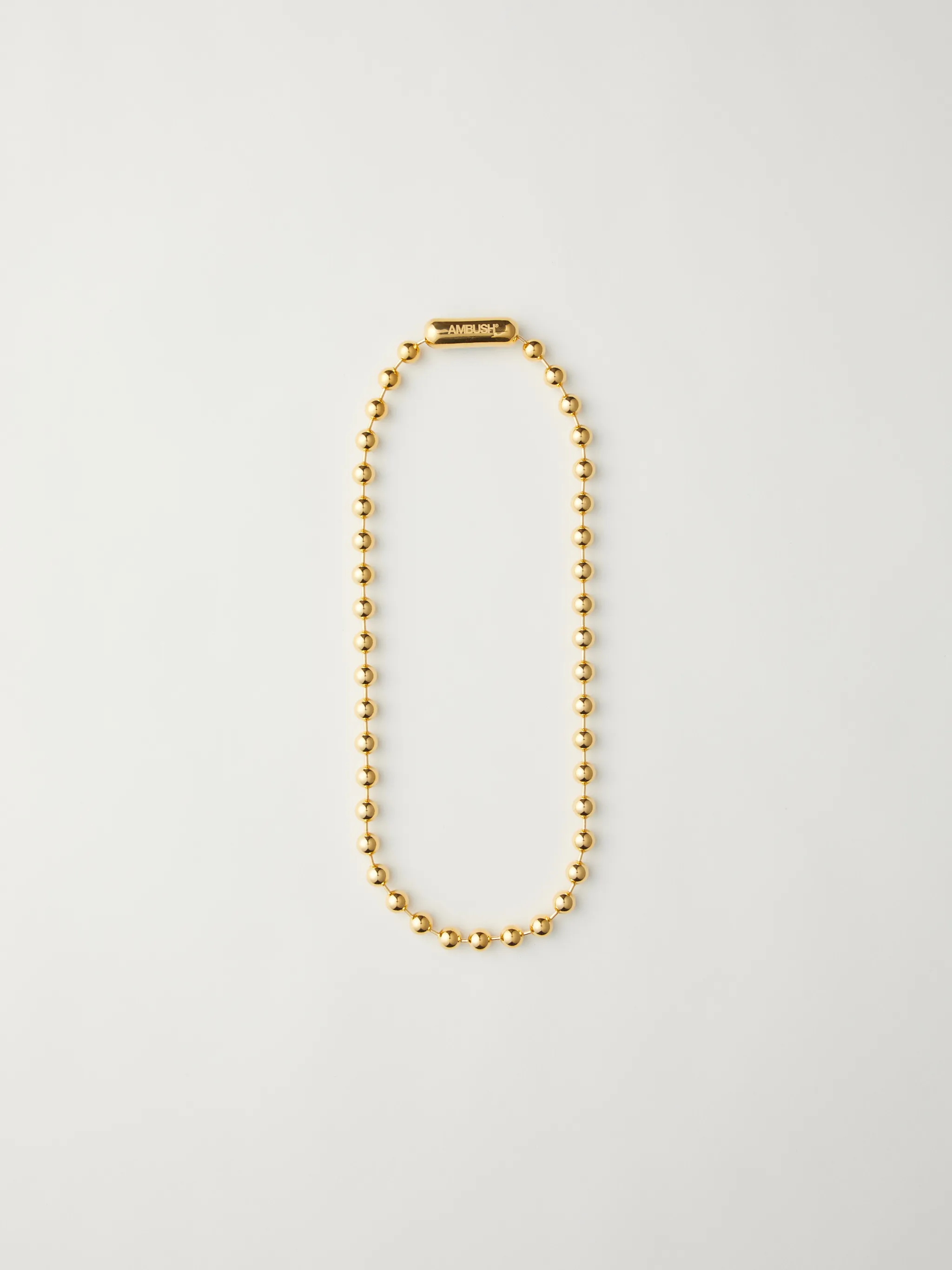 BALL CHAIN SHORT NECKLACE L AMBUSH® Official