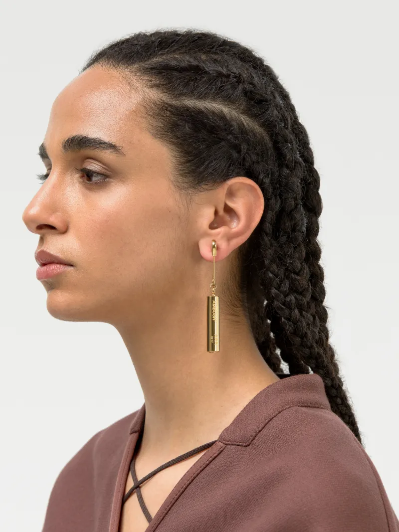 BATTERY CHARM EARRING 925