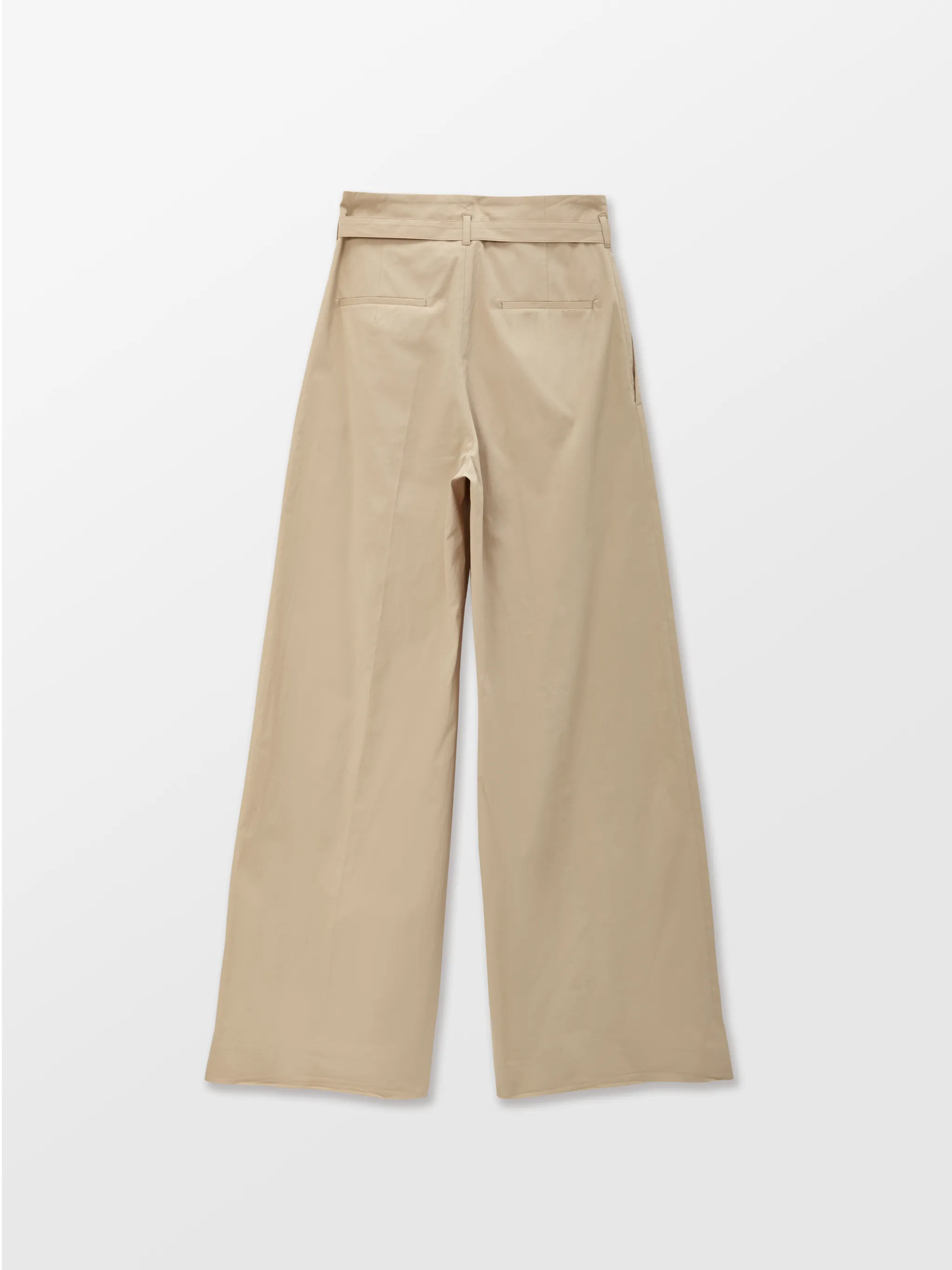 BELTED HIGH WAIST PANTS