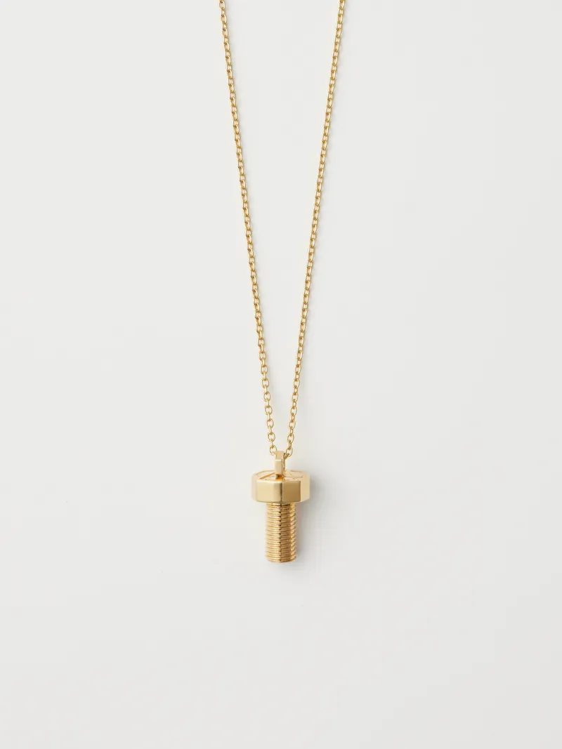 BOLT CHARM NECKLACE 925