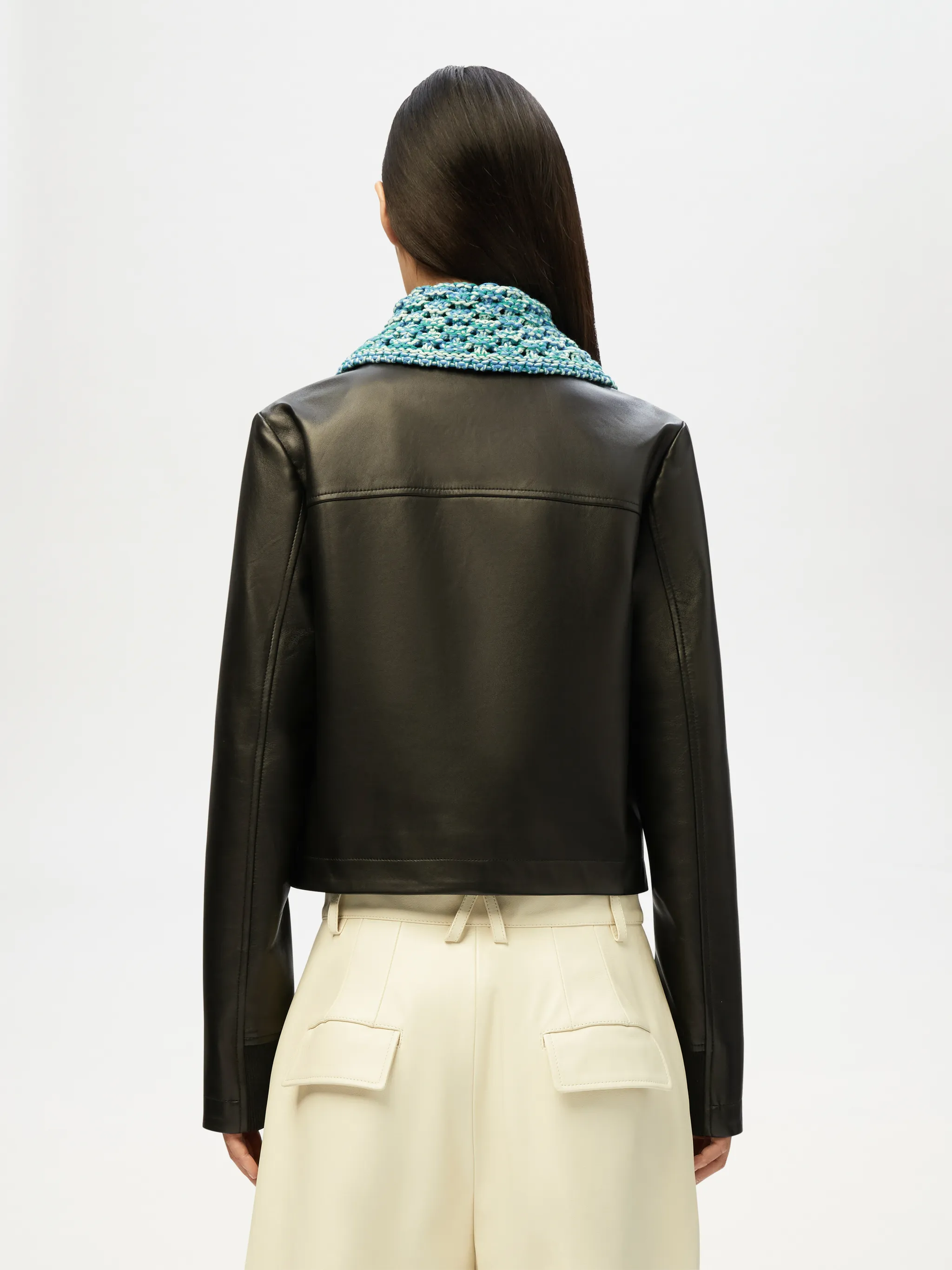 BOX LEATHER JACKET AMBUSH® Official