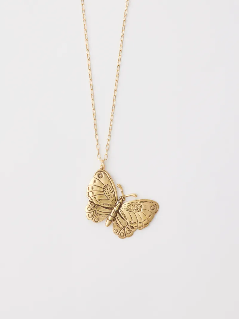 BUTTERFLY CHARM NECKLACE 925
