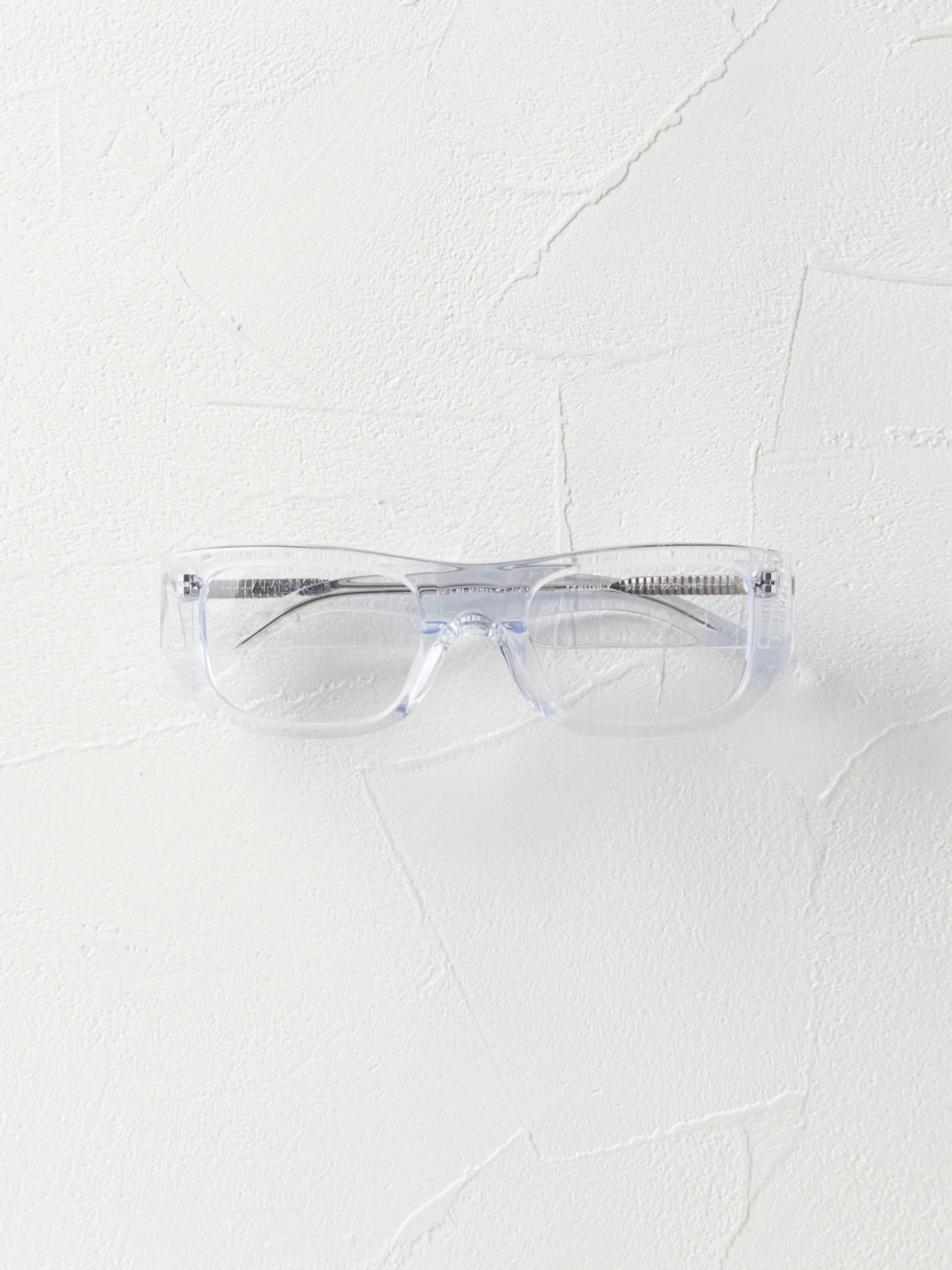 Cortney clear rectangle-frame glasses