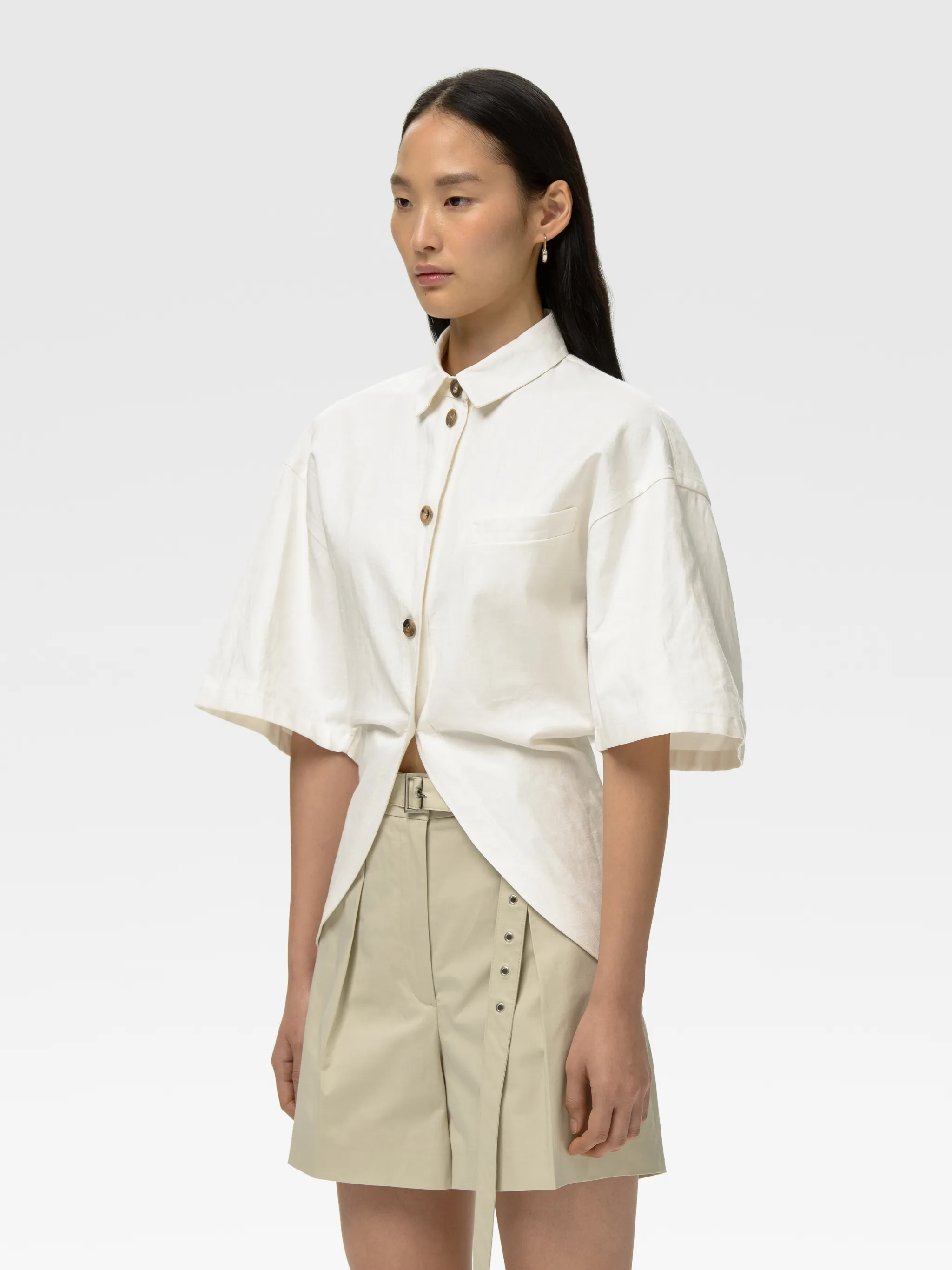 COTTON SHORT SLEEVE SHIRT