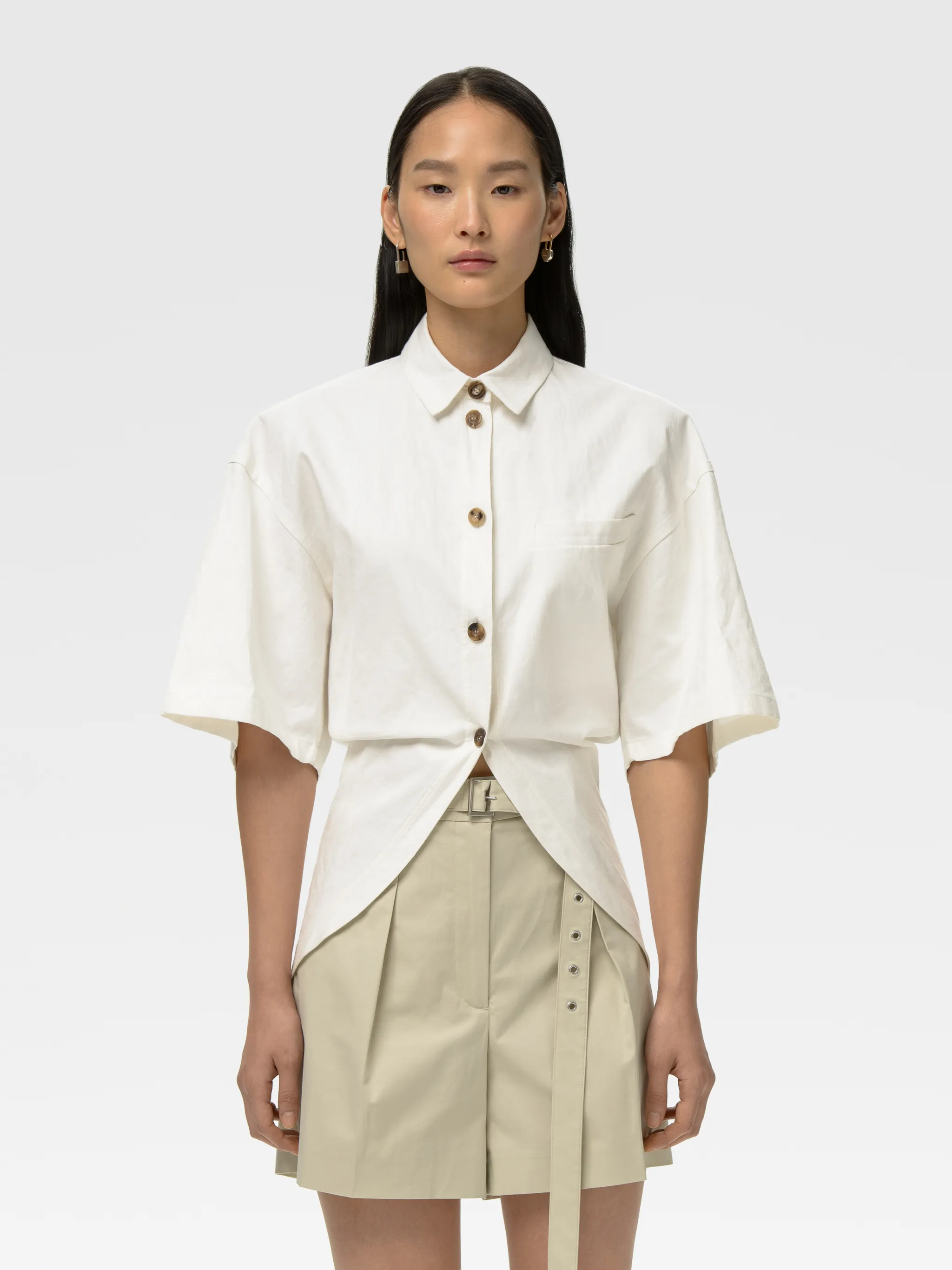 COTTON SHORT SLEEVE SHIRT