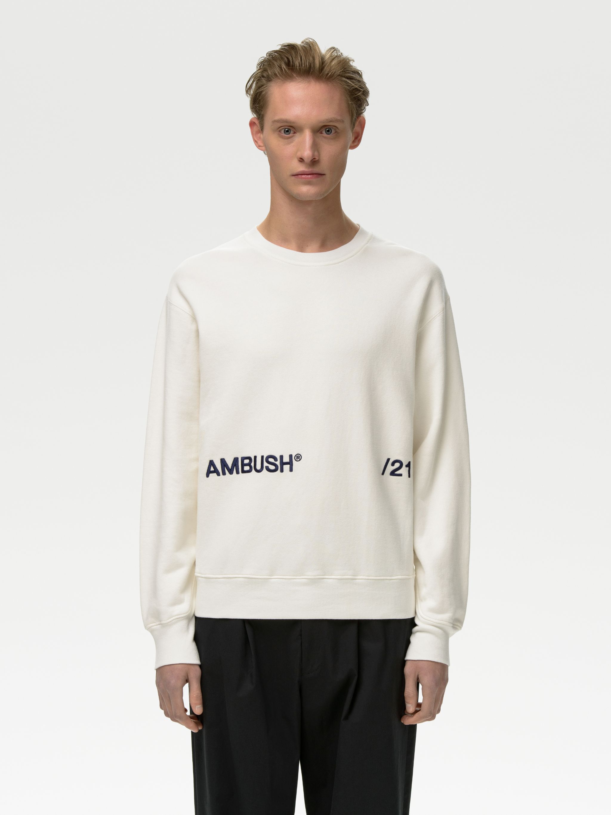 ANCELLM AN M CRASH CREWNECK SWEAT SHIRT - スウェット