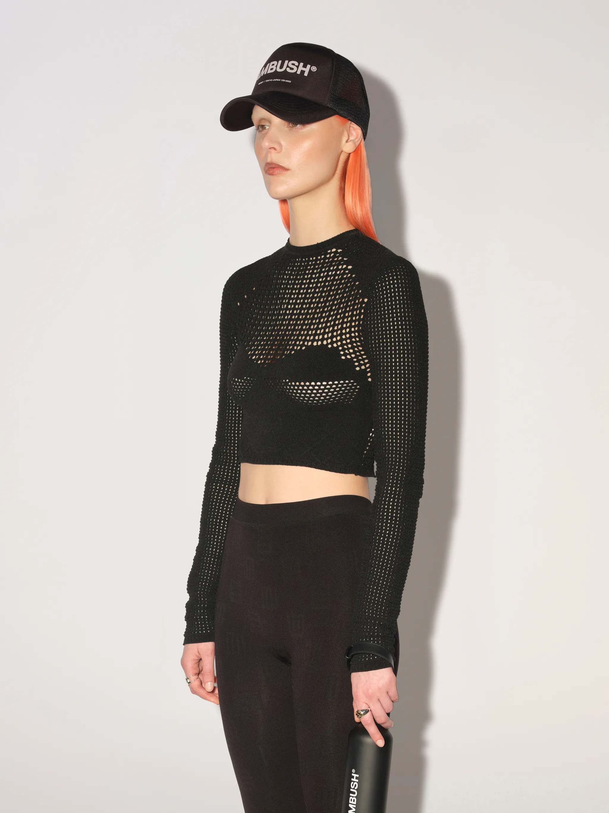 CROCHET HEARTS KNIT CREWNECK