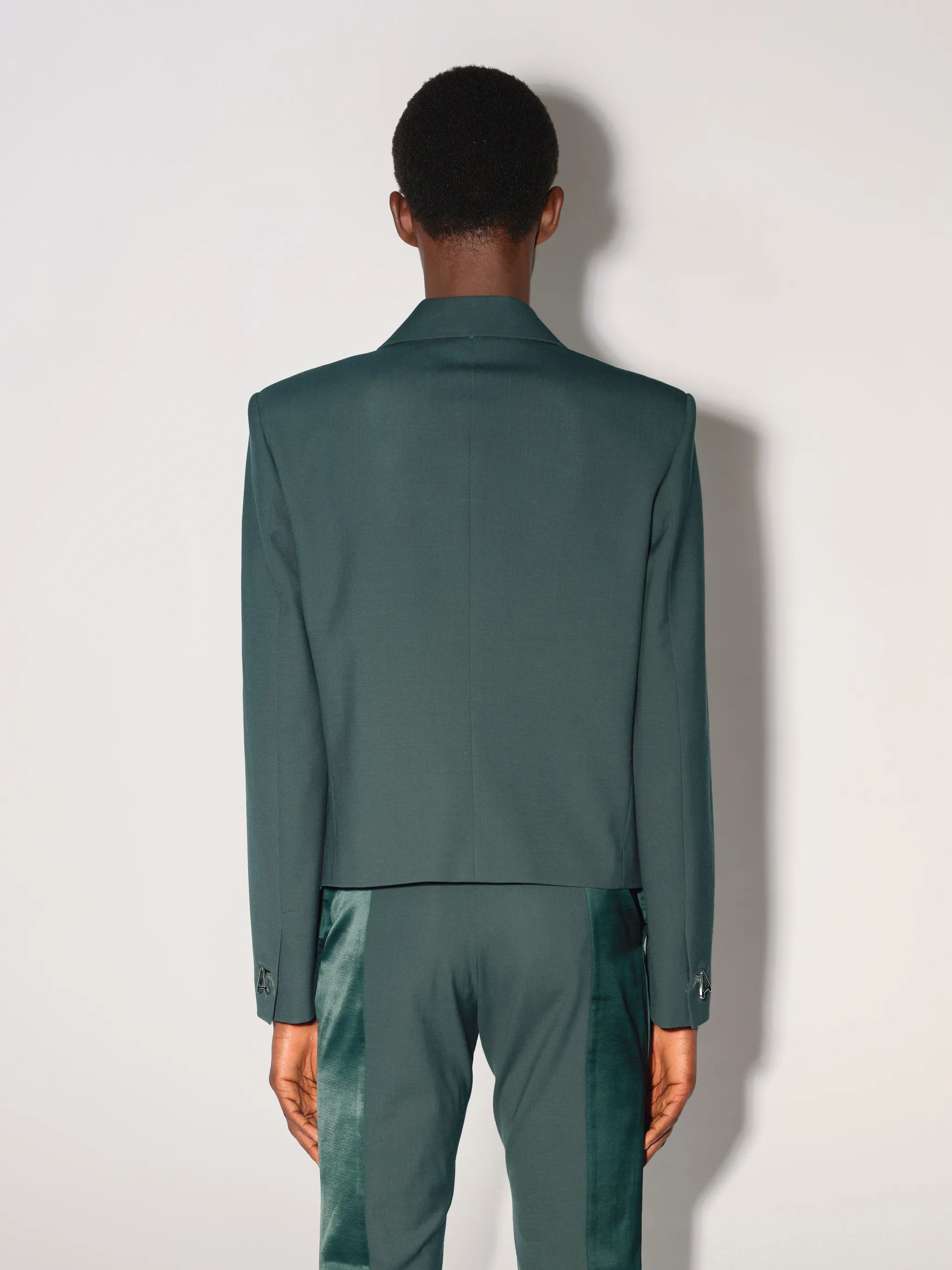CROPPED TUXEDO JACKET