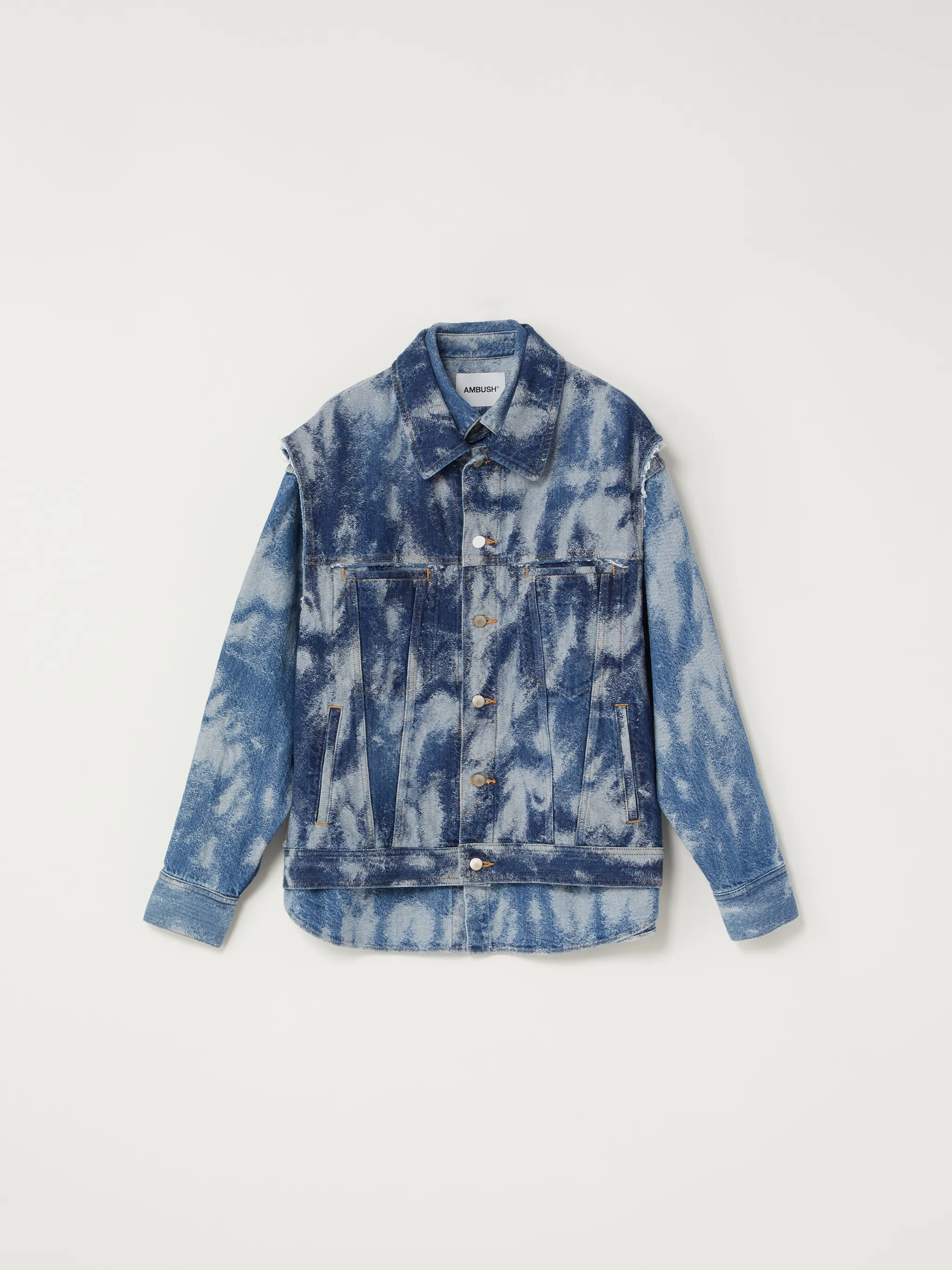 DENIM HYBRID JACKET (JACQUARD)