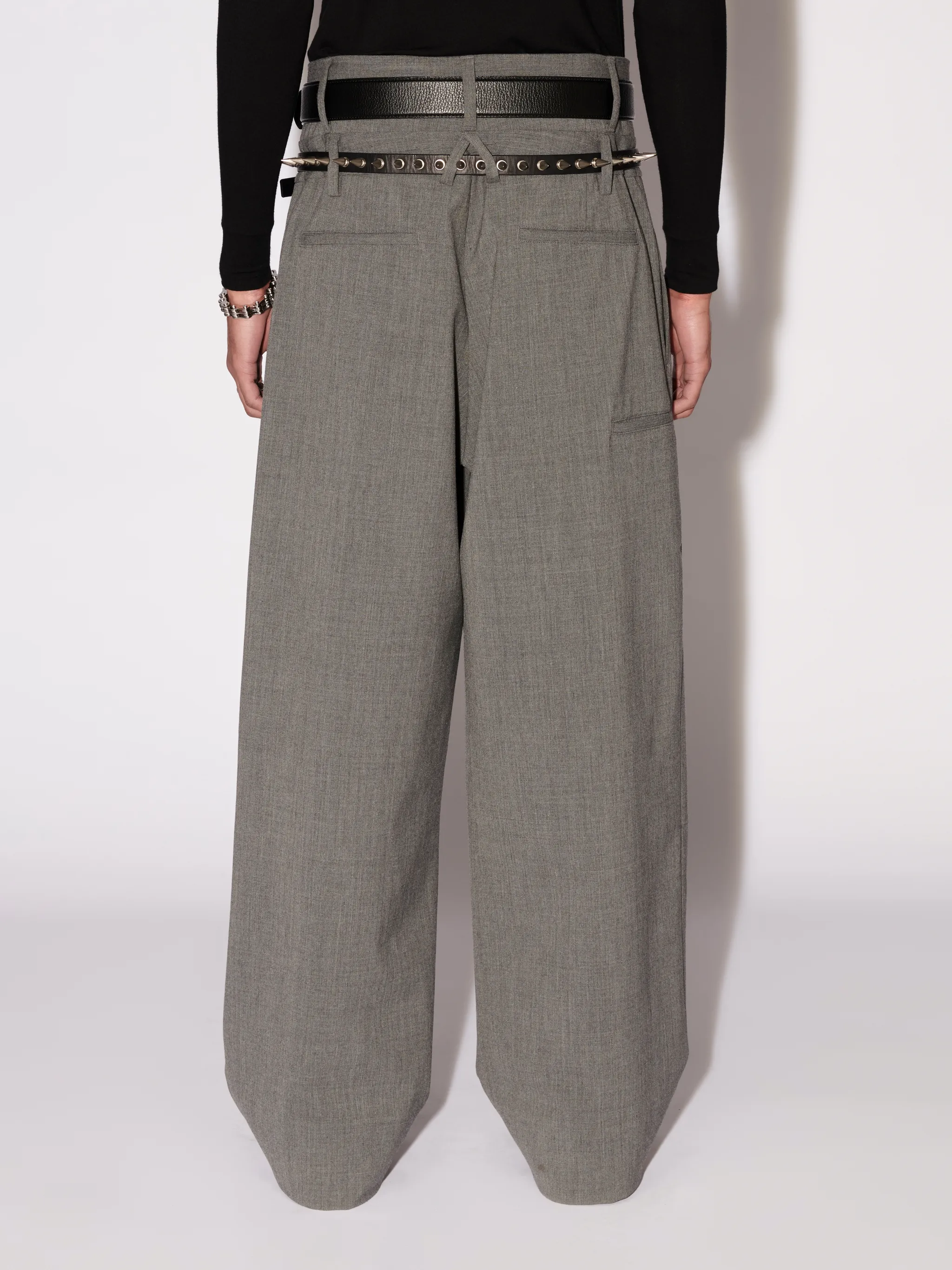 DOUBLE BELTED TROUSERS