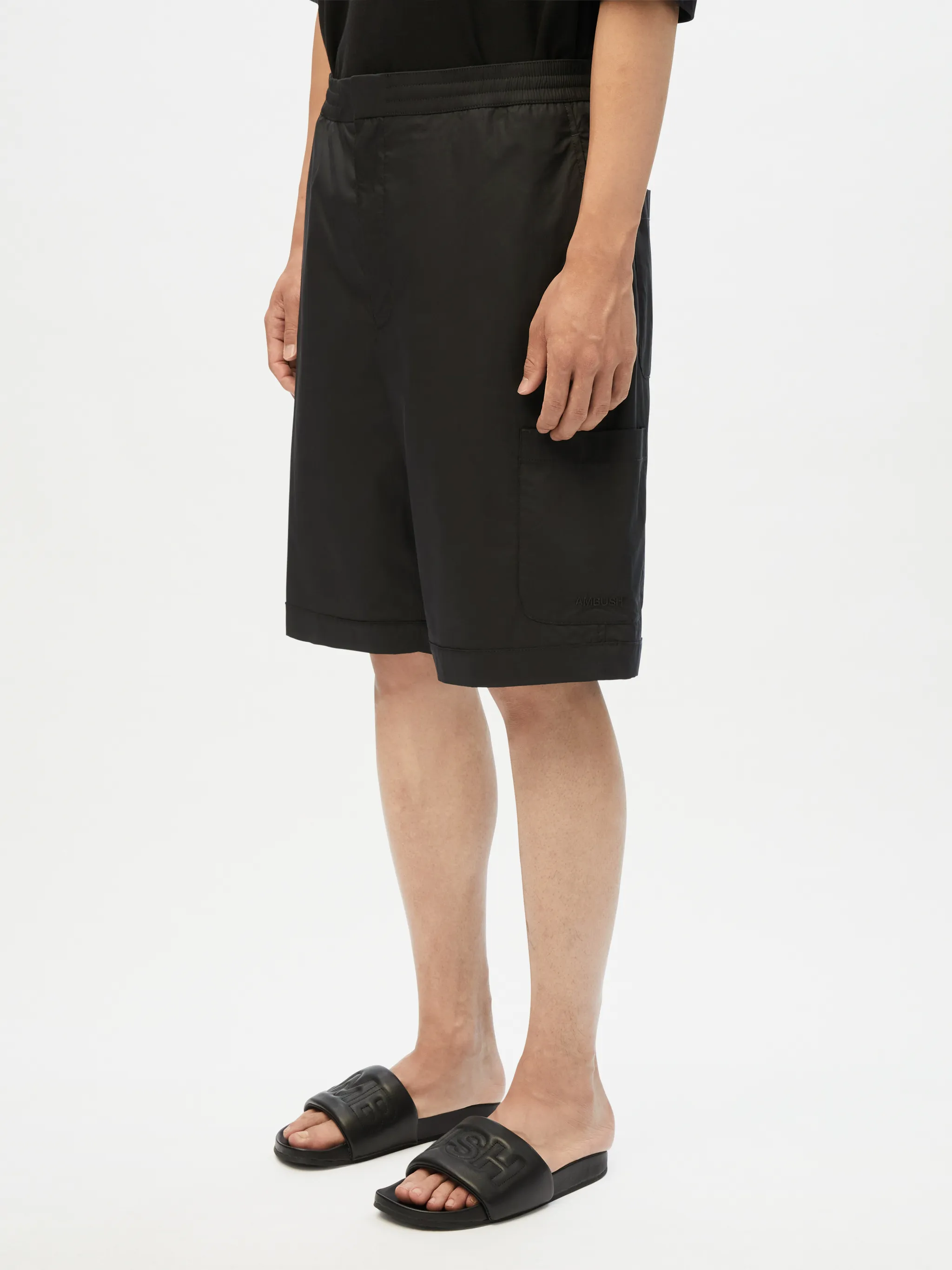 DRAWSTRING COTTON SHORTS