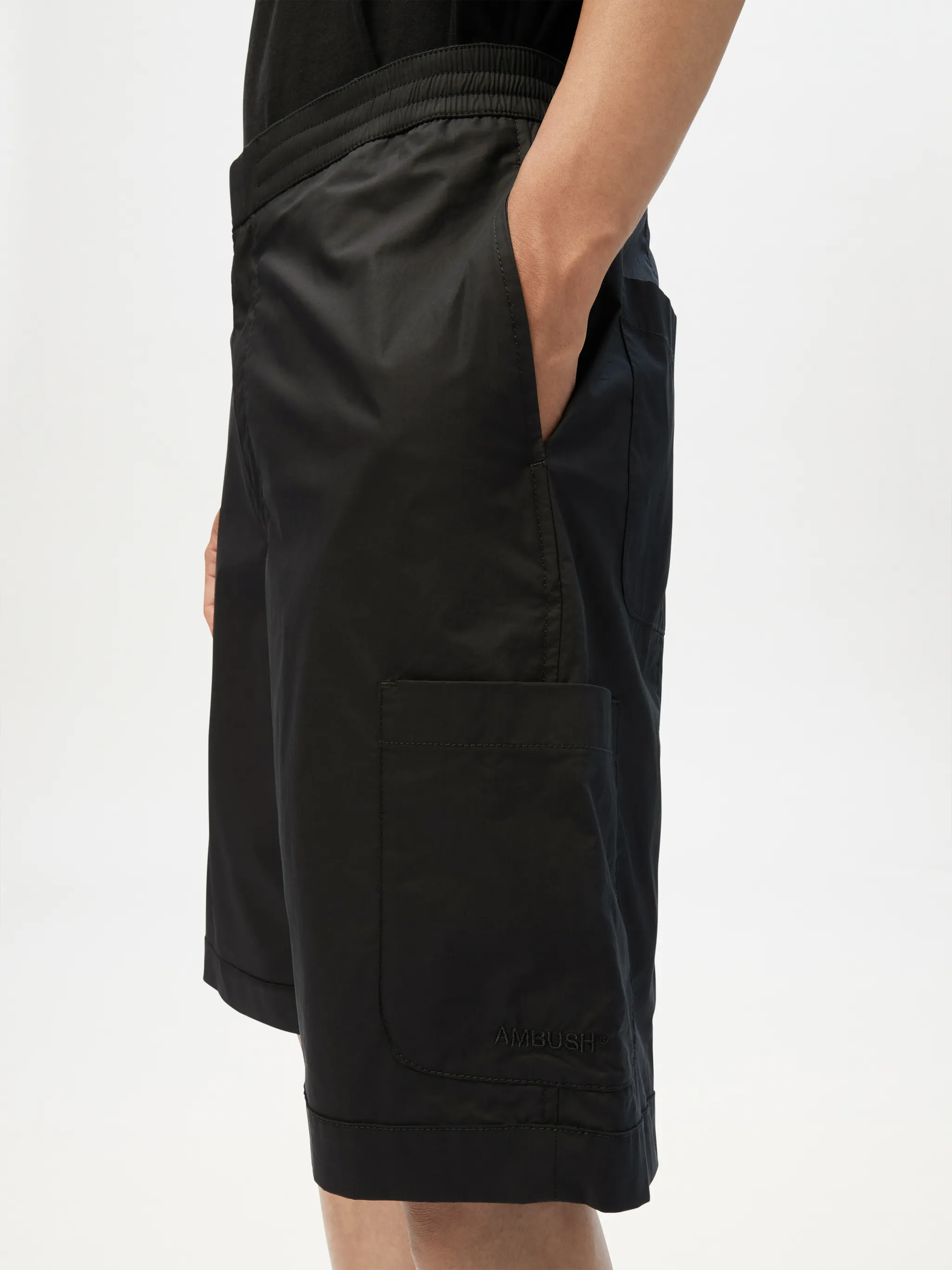 DRAWSTRING COTTON SHORTS