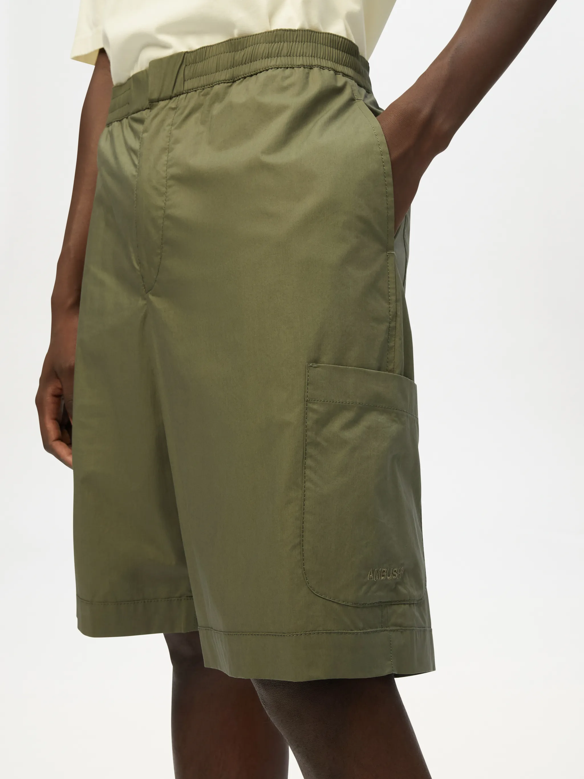DRAWSTRING COTTON SHORTS