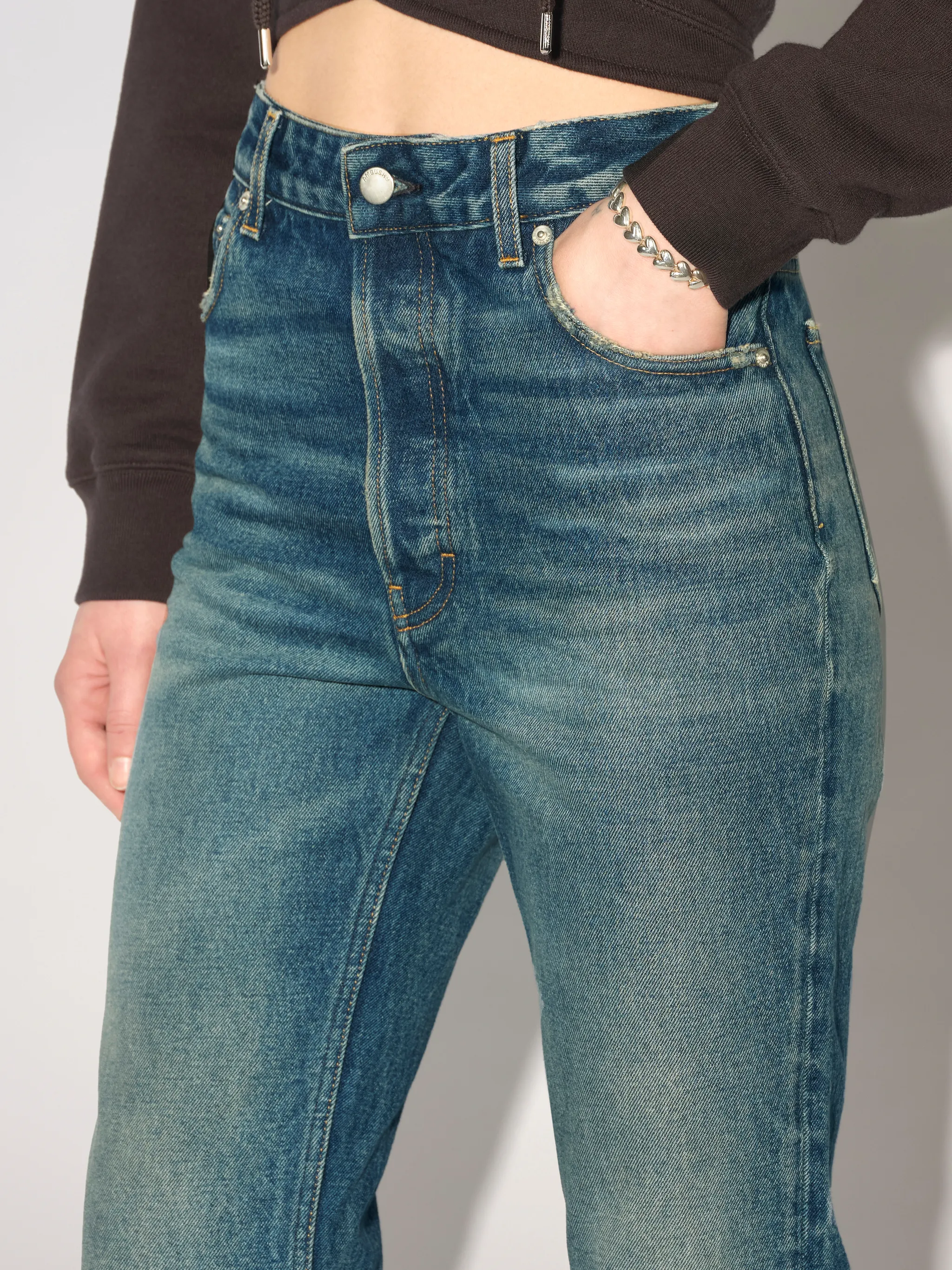 EXTRA FLARE DENIM PANTS