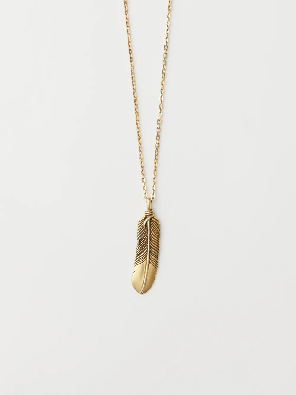 feather peace charm necklace ambush-