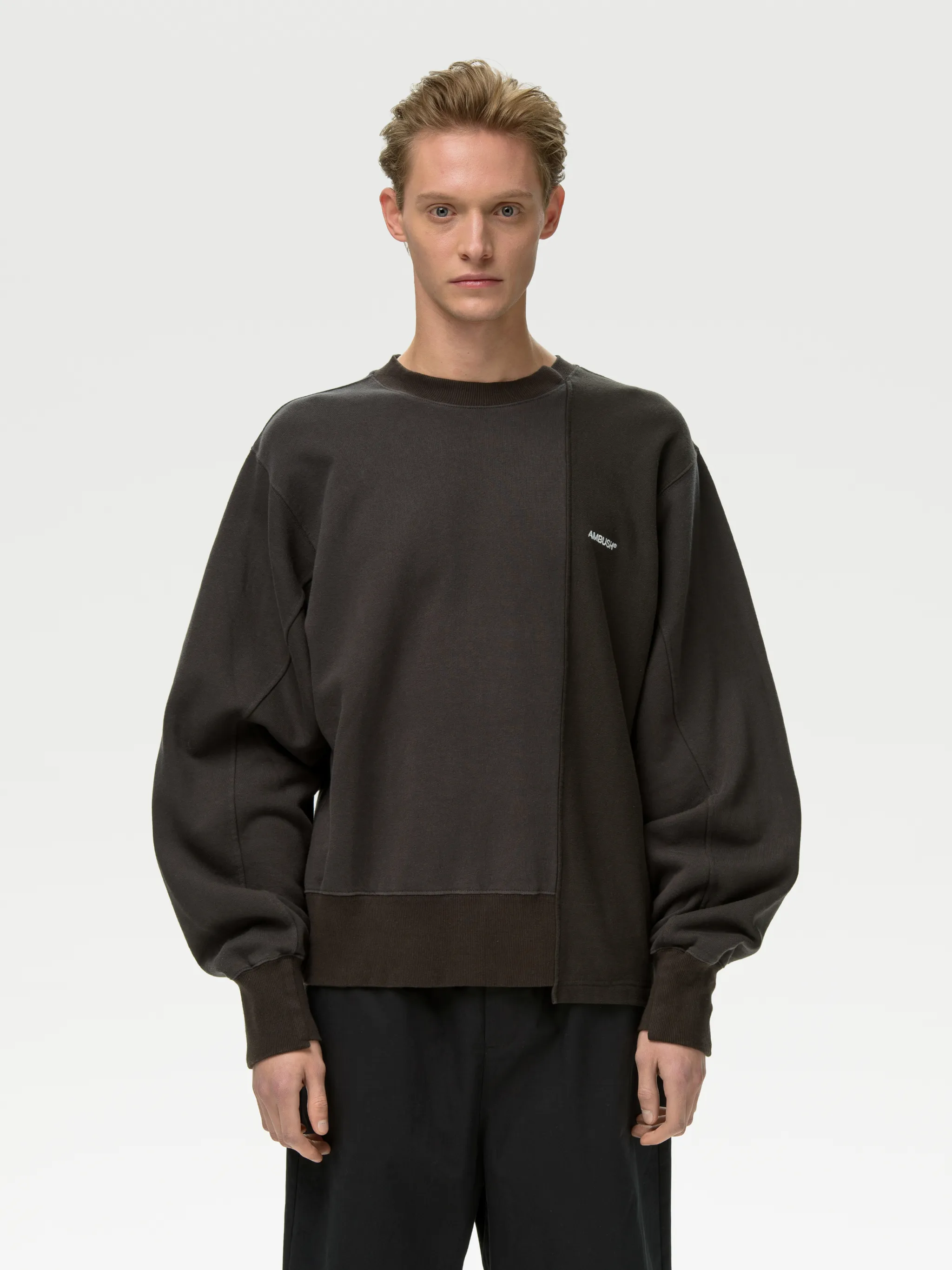 FLEECE MIX SWEATSHIRT