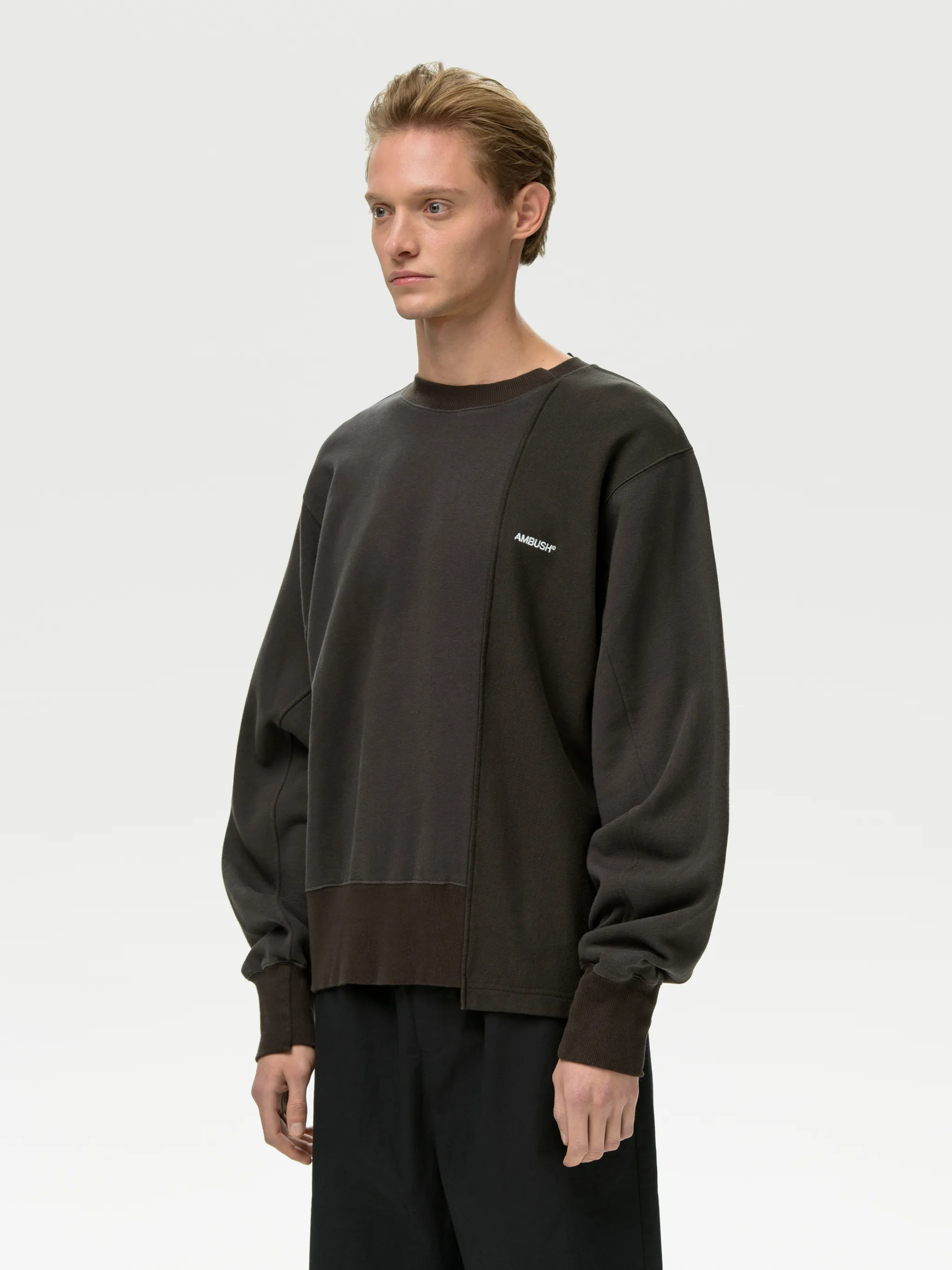 FLEECE MIX SWEATSHIRT