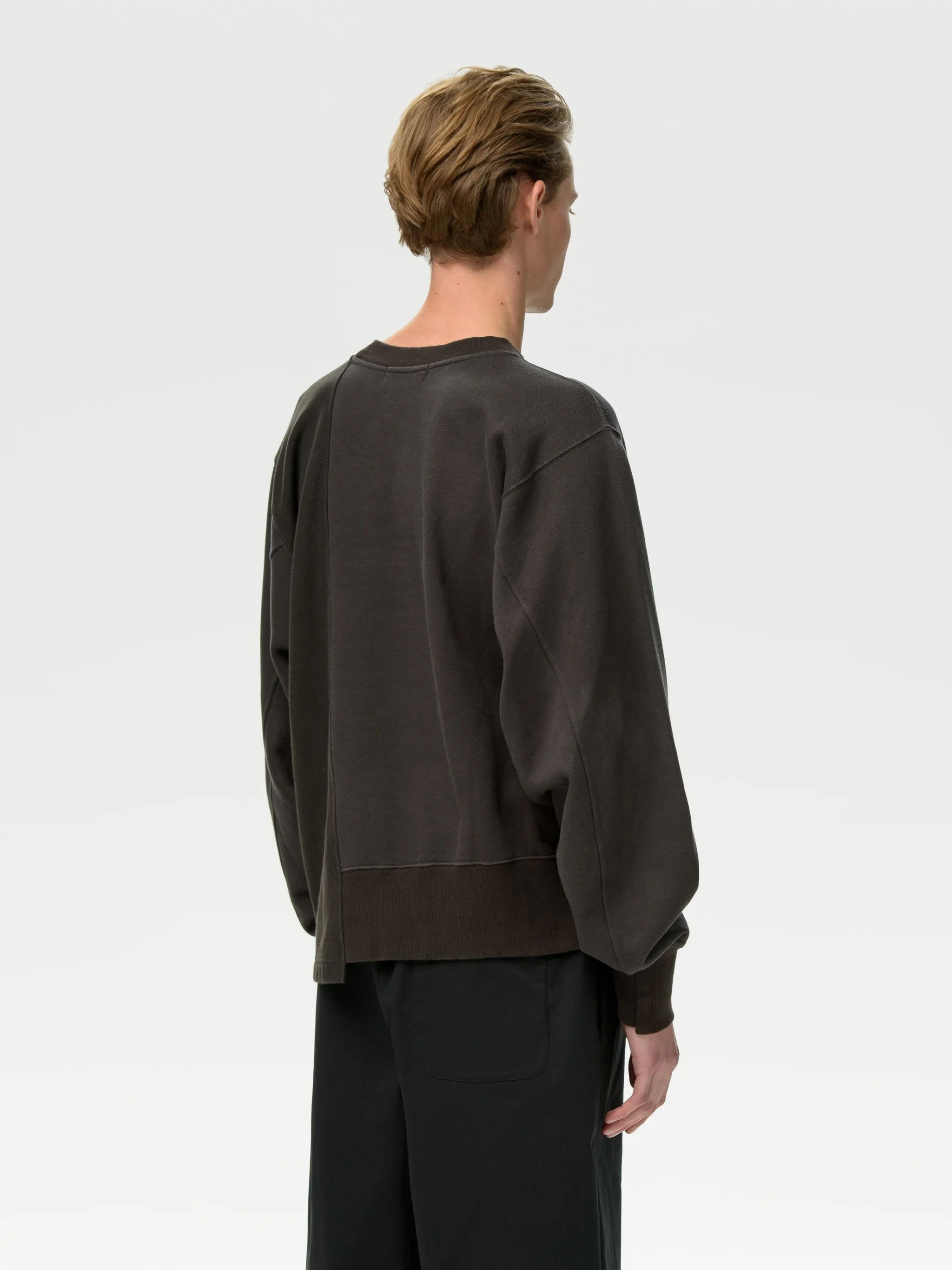 FLEECE MIX SWEATSHIRT