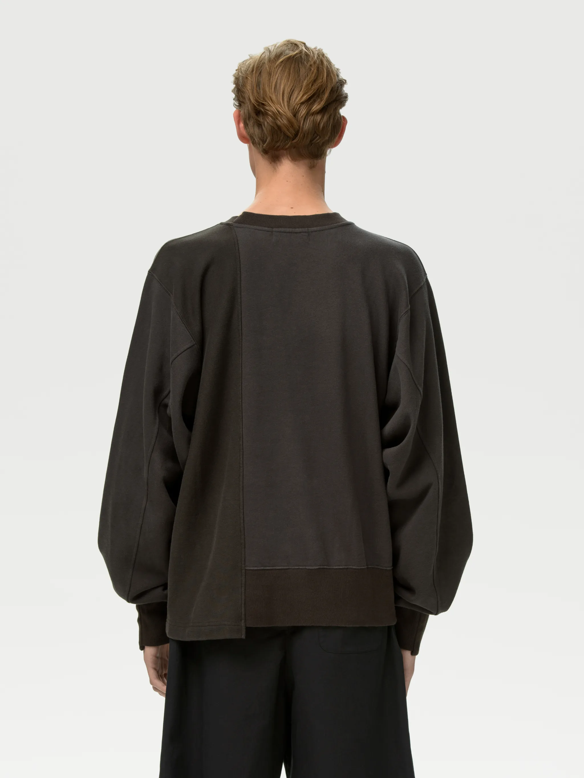 FLEECE MIX SWEATSHIRT