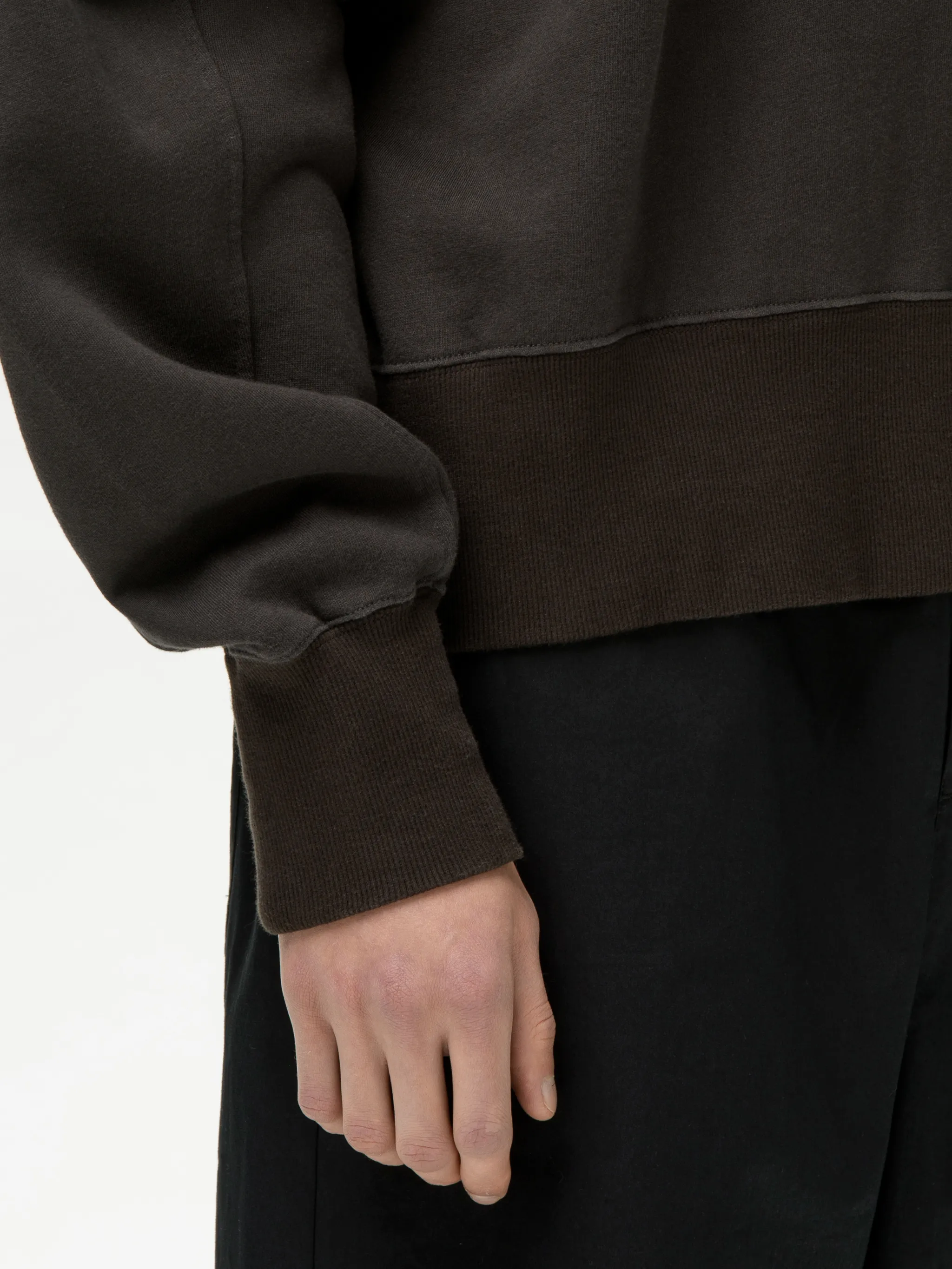 FLEECE MIX SWEATSHIRT