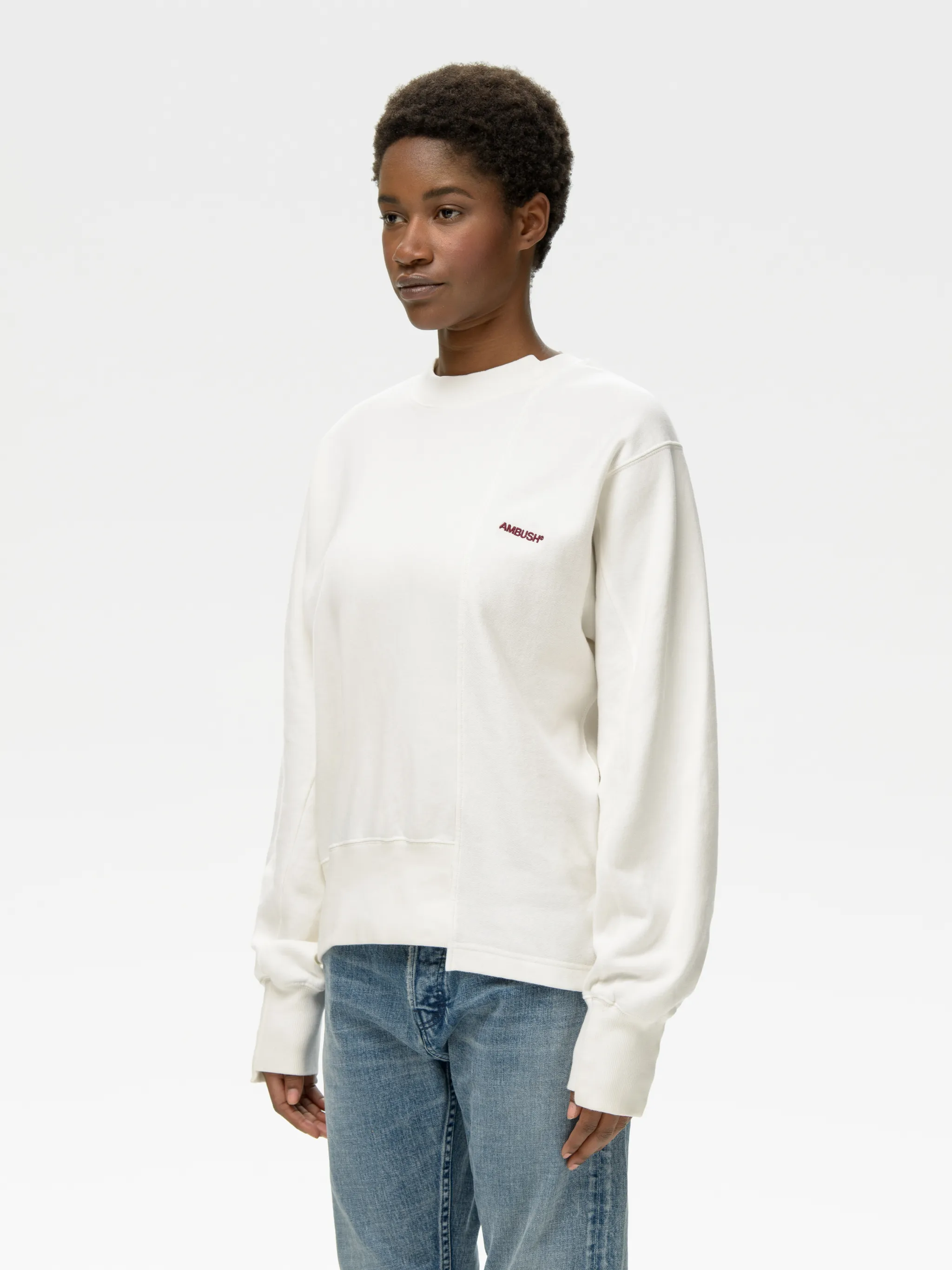 FLEECE MIX SWEATSHIRT