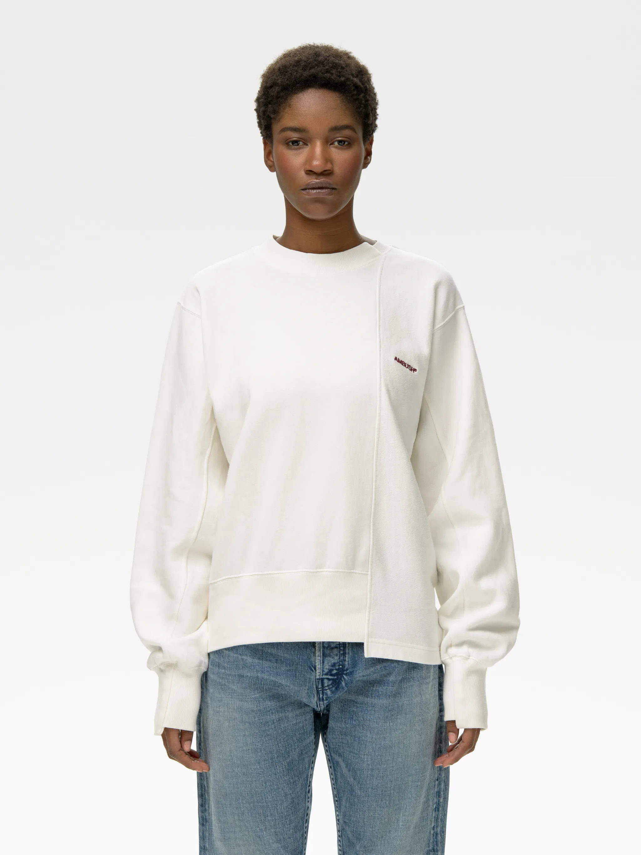 FLEECE MIX SWEATSHIRT