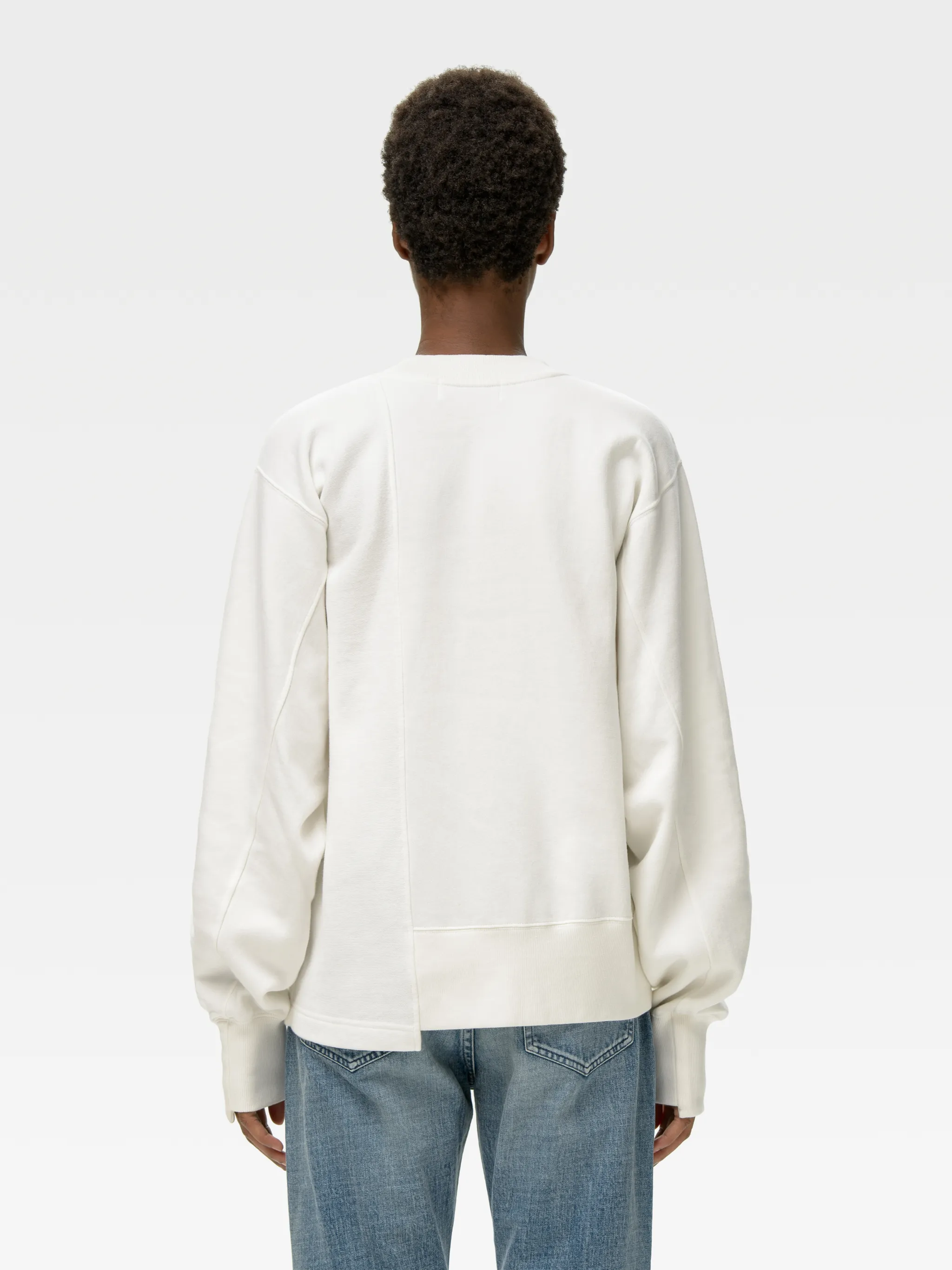 FLEECE MIX SWEATSHIRT