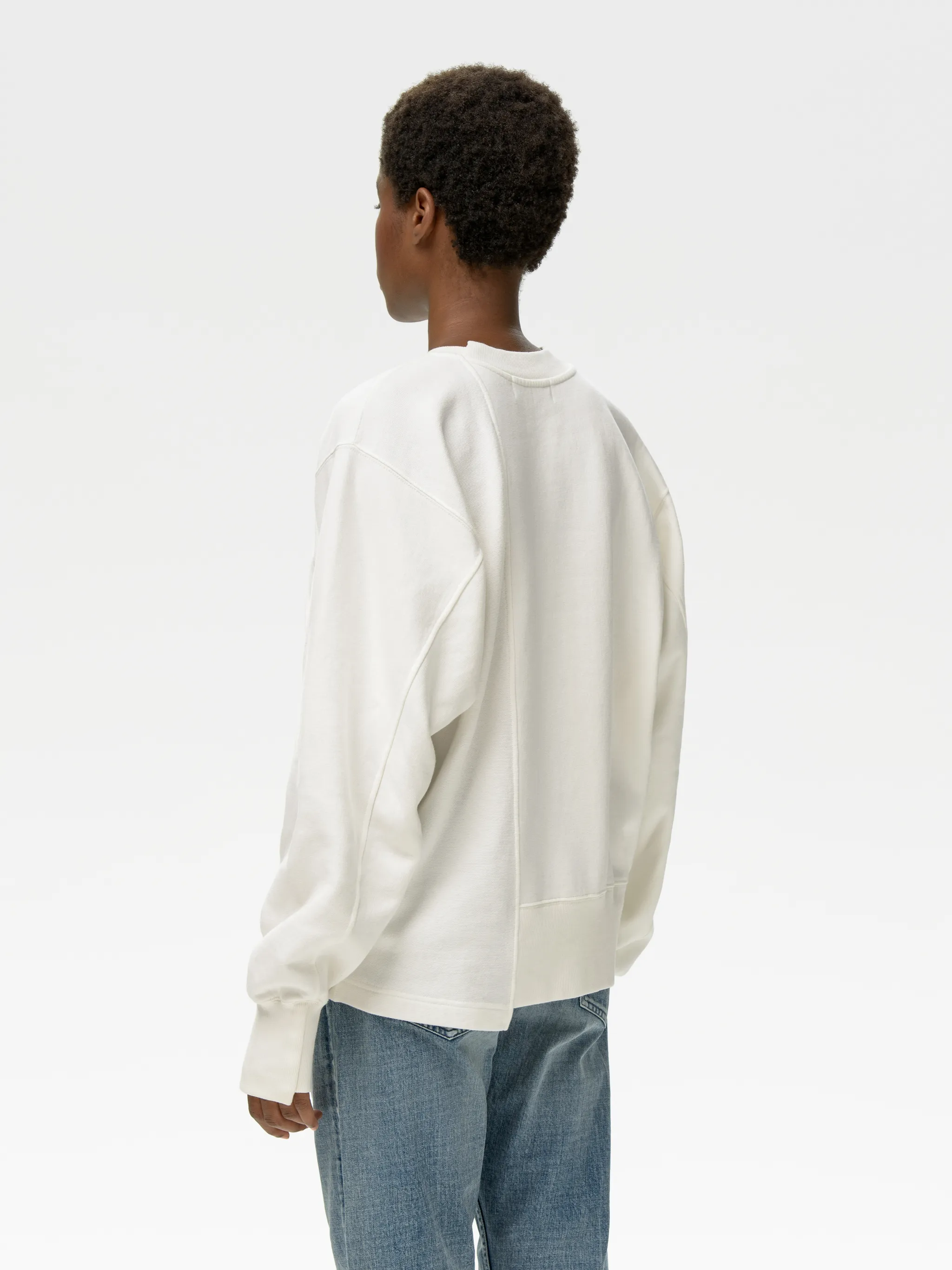 FLEECE MIX SWEATSHIRT