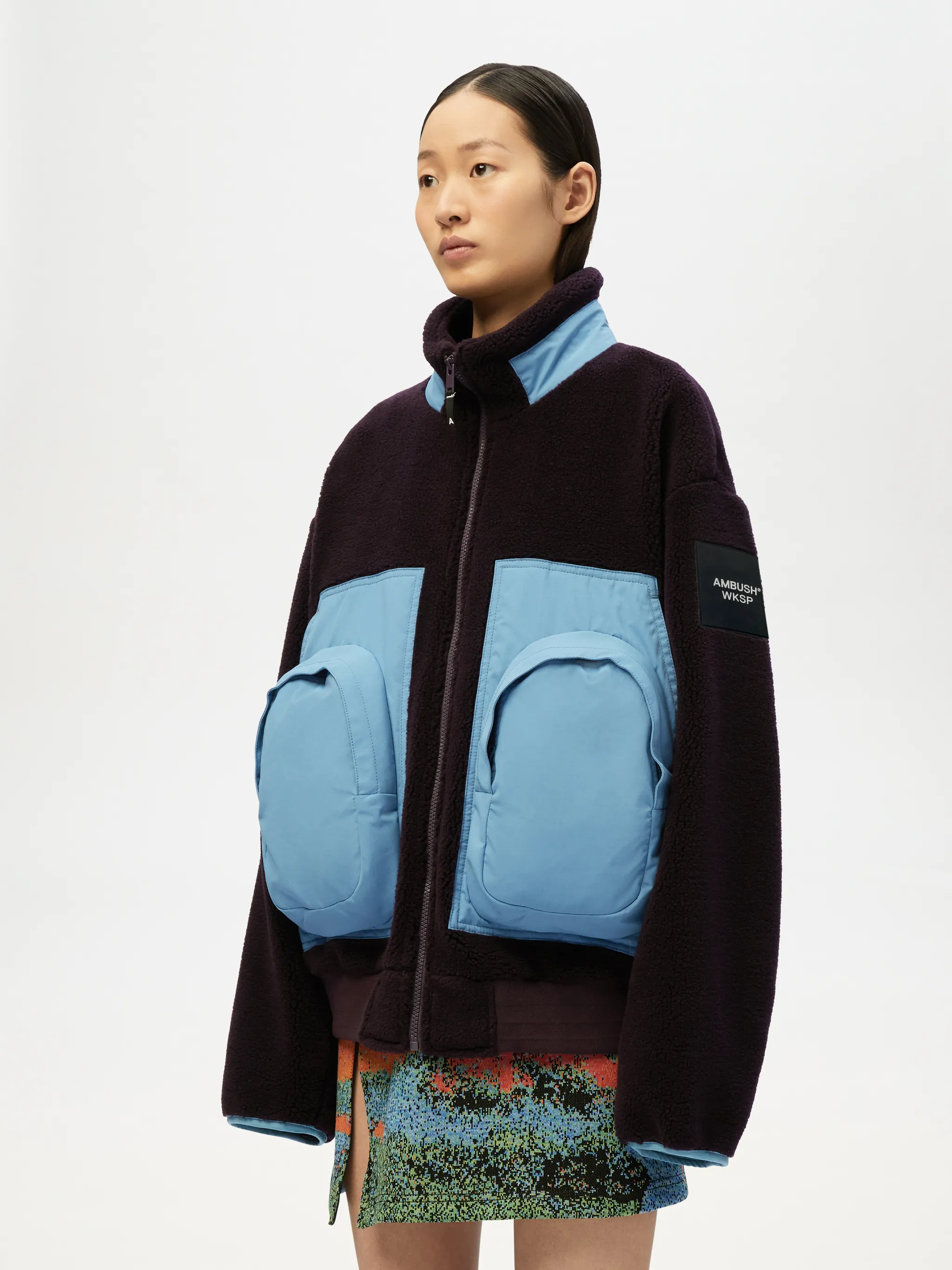 FLEECE PANEL JACKET