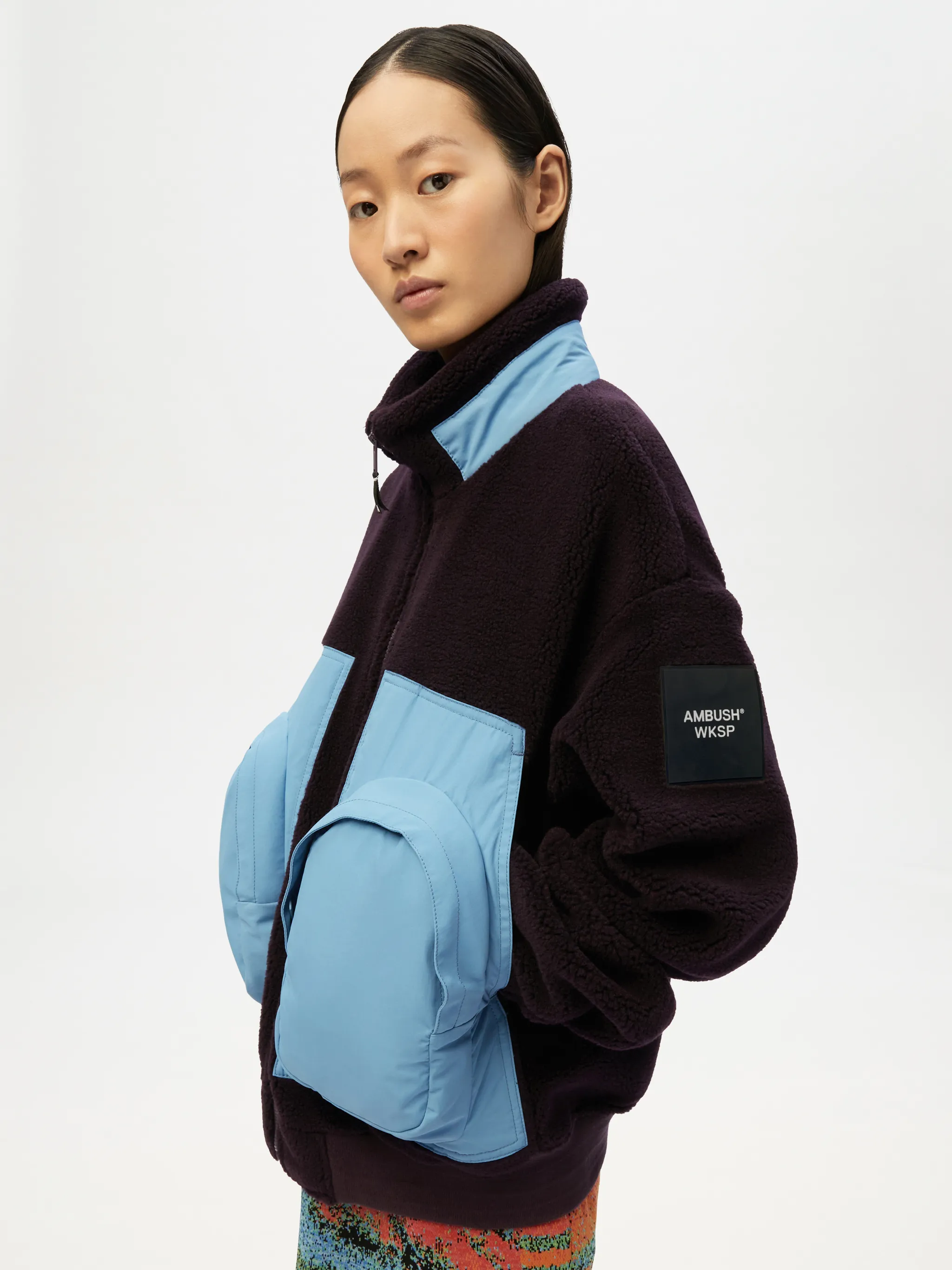FLEECE PANEL JACKET