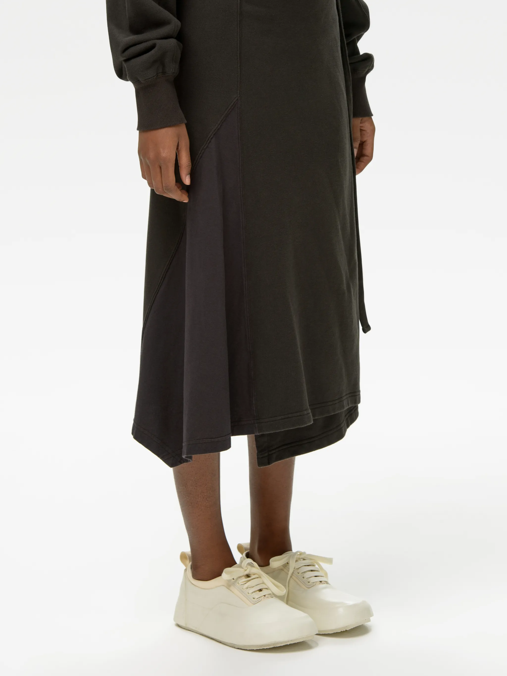 FLEECE SWEAT HOODIE DRESS