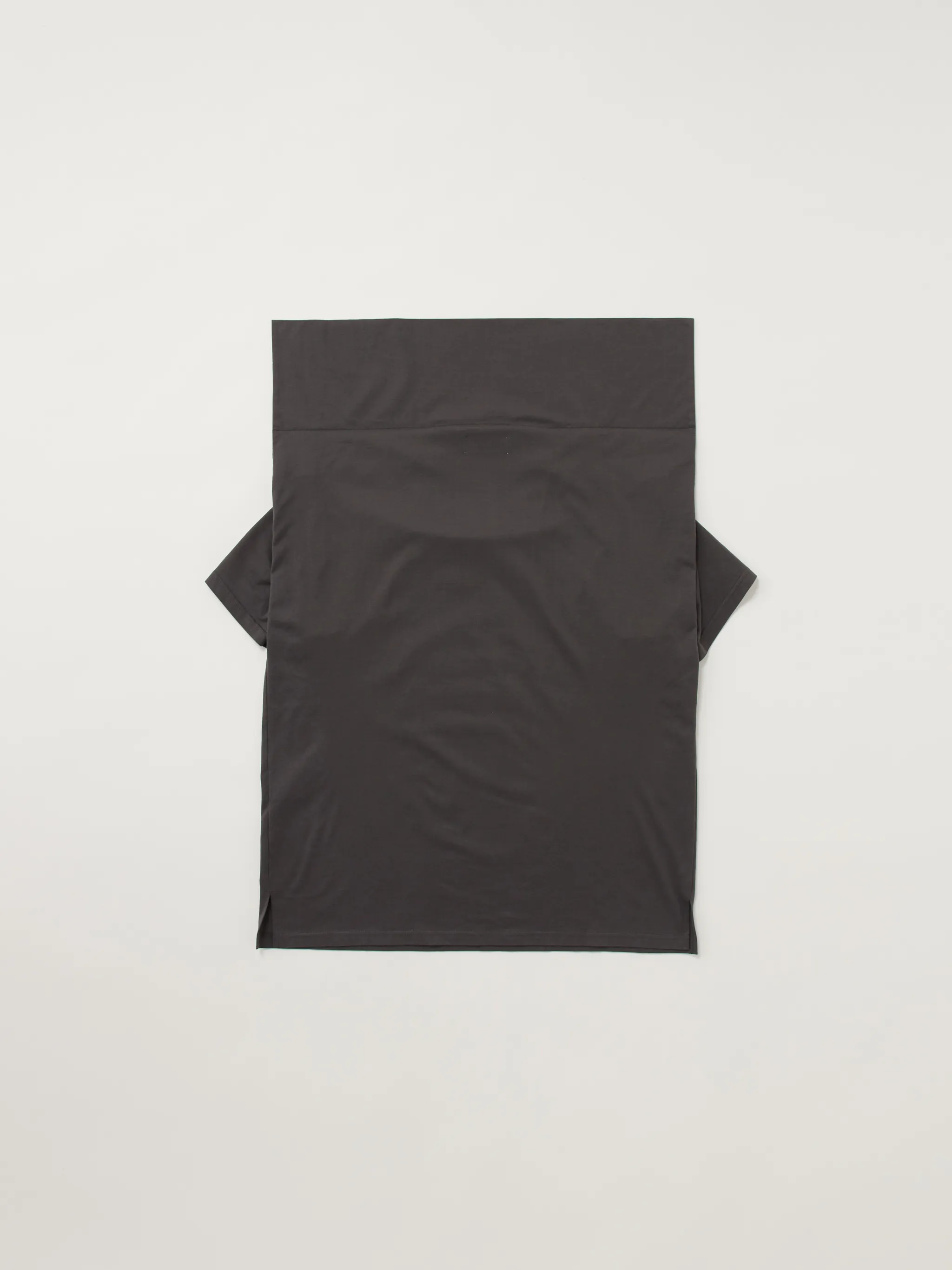 folded-edge crew-neck T-shirt