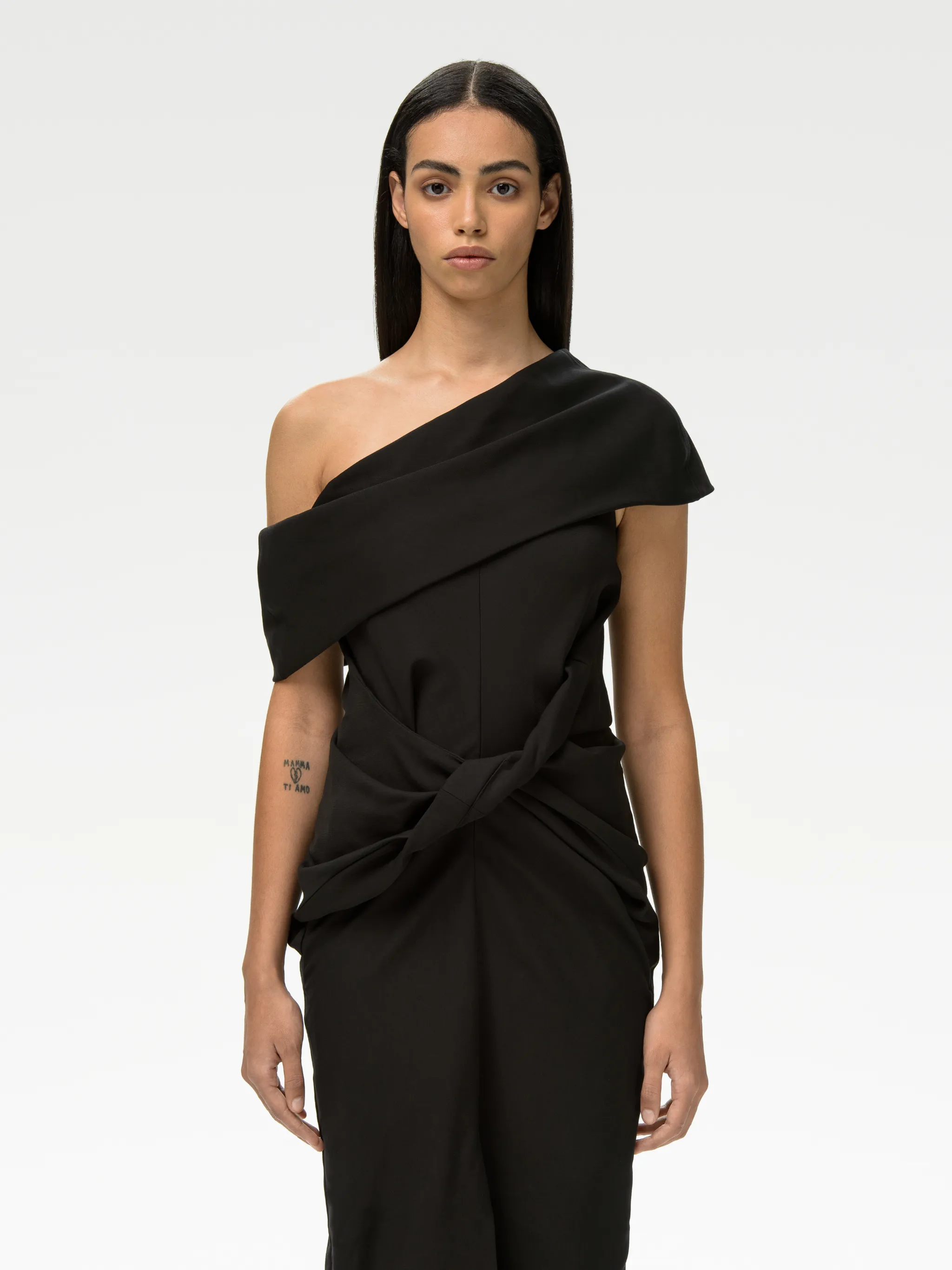 FRONT TIED DRESS
