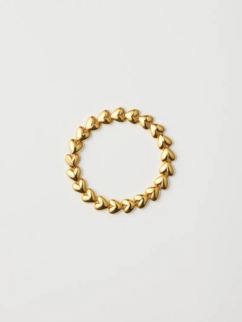 HEART LINK BRACELET 925