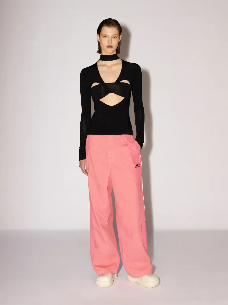Heart Shaped Turtle Neck Top