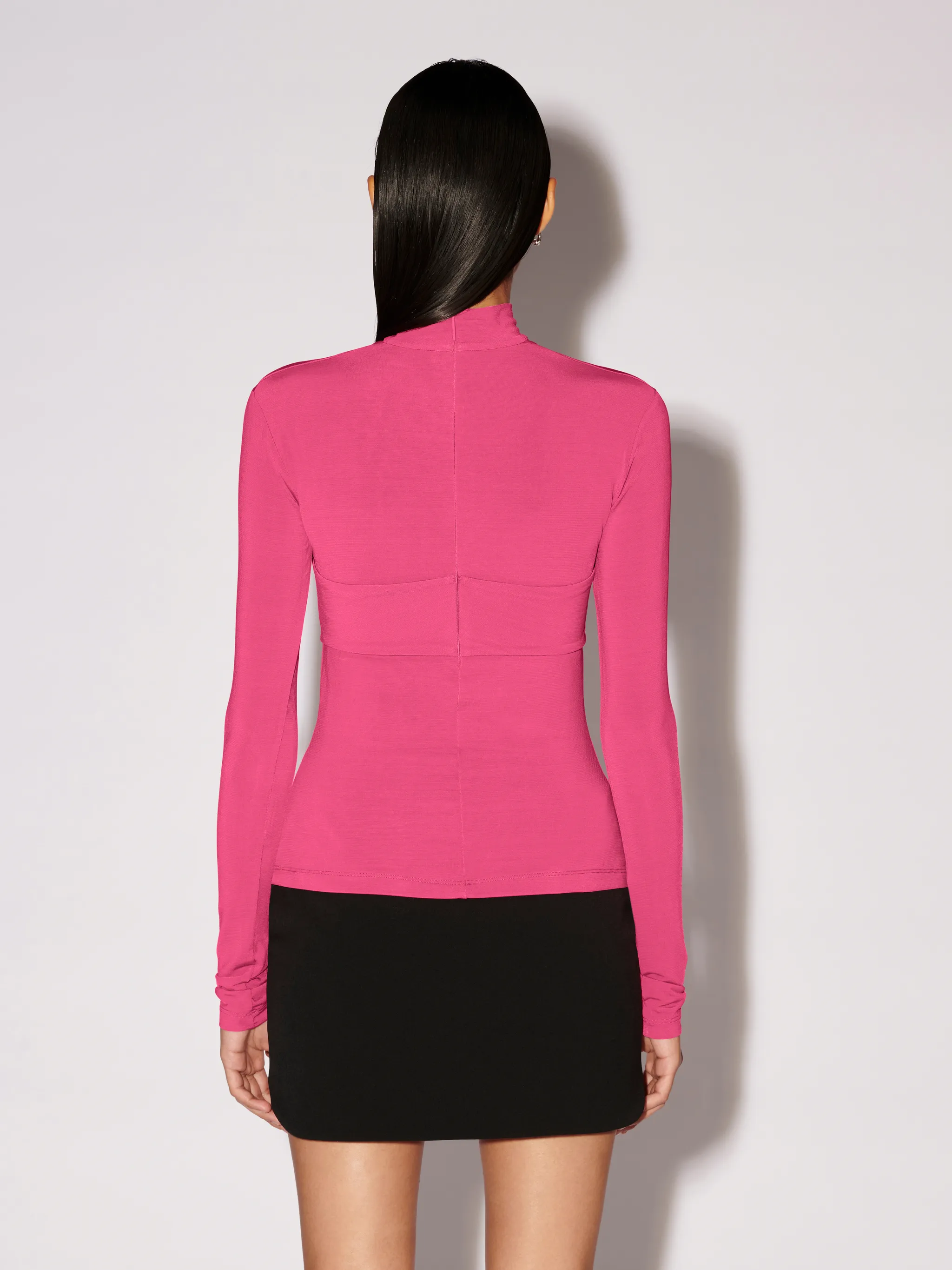 Heart Shaped Turtle Neck Top