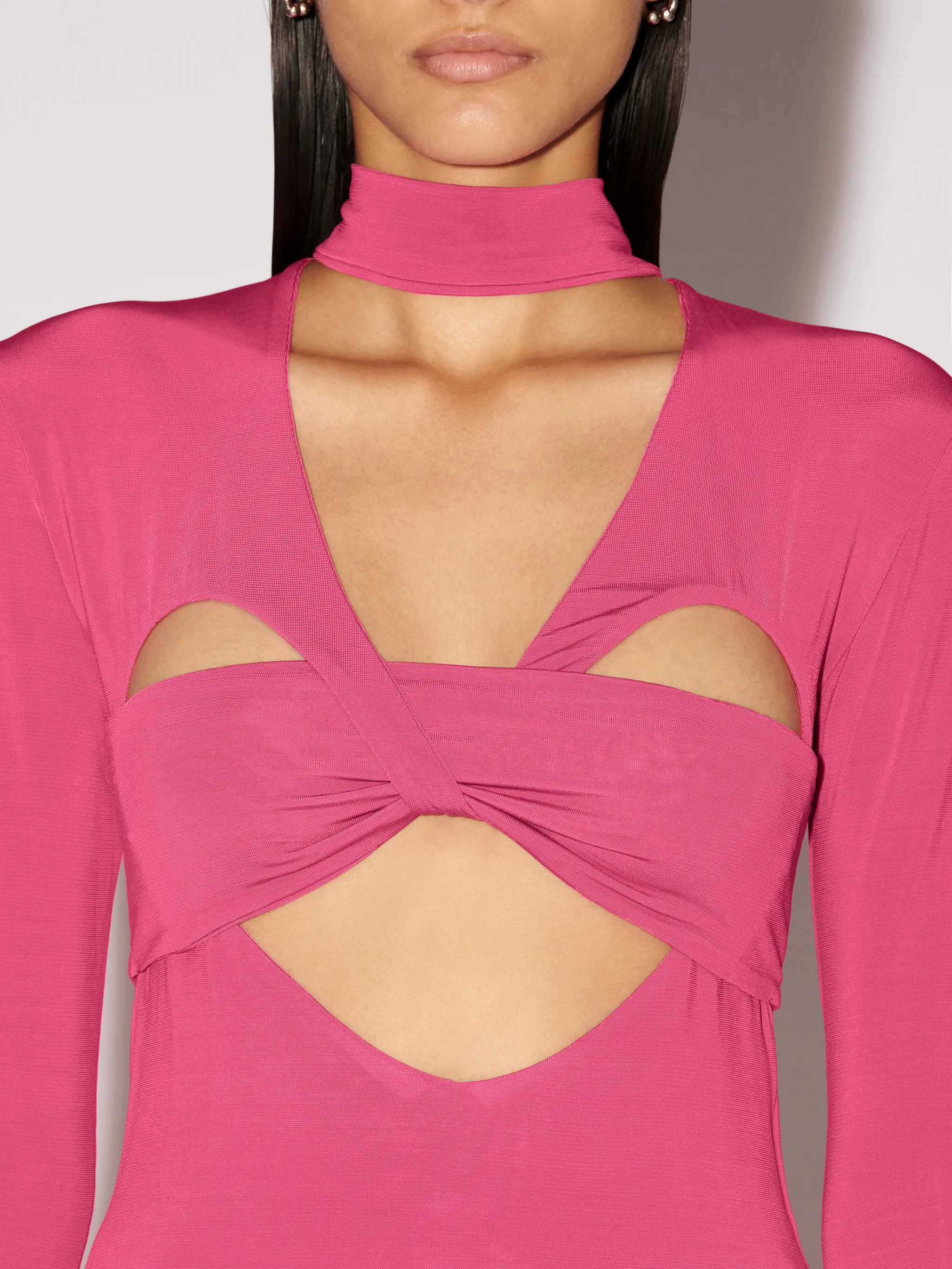 Heart Shaped Turtle Neck Top