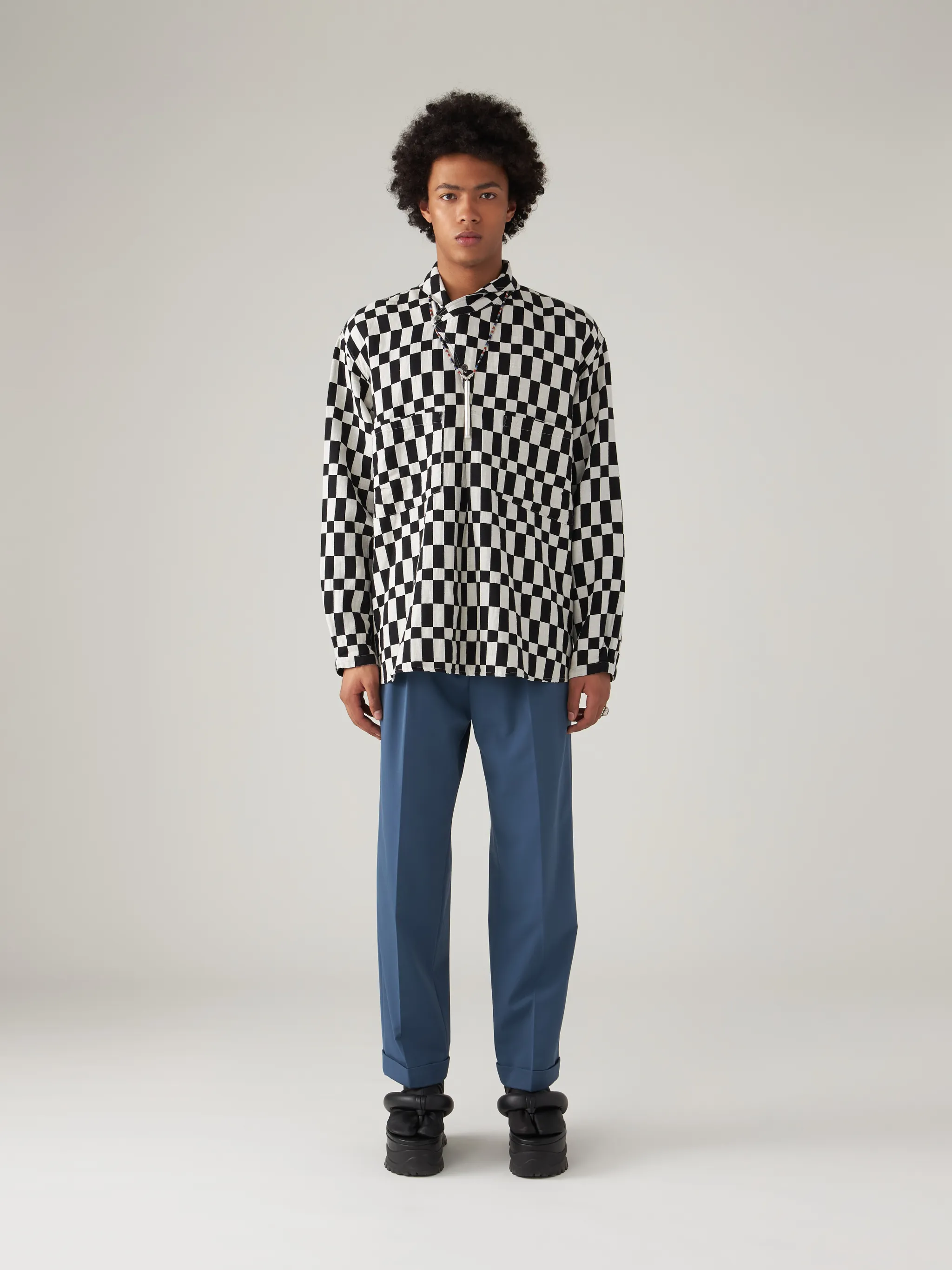 HIGH WAIST RELAXED TROUSER