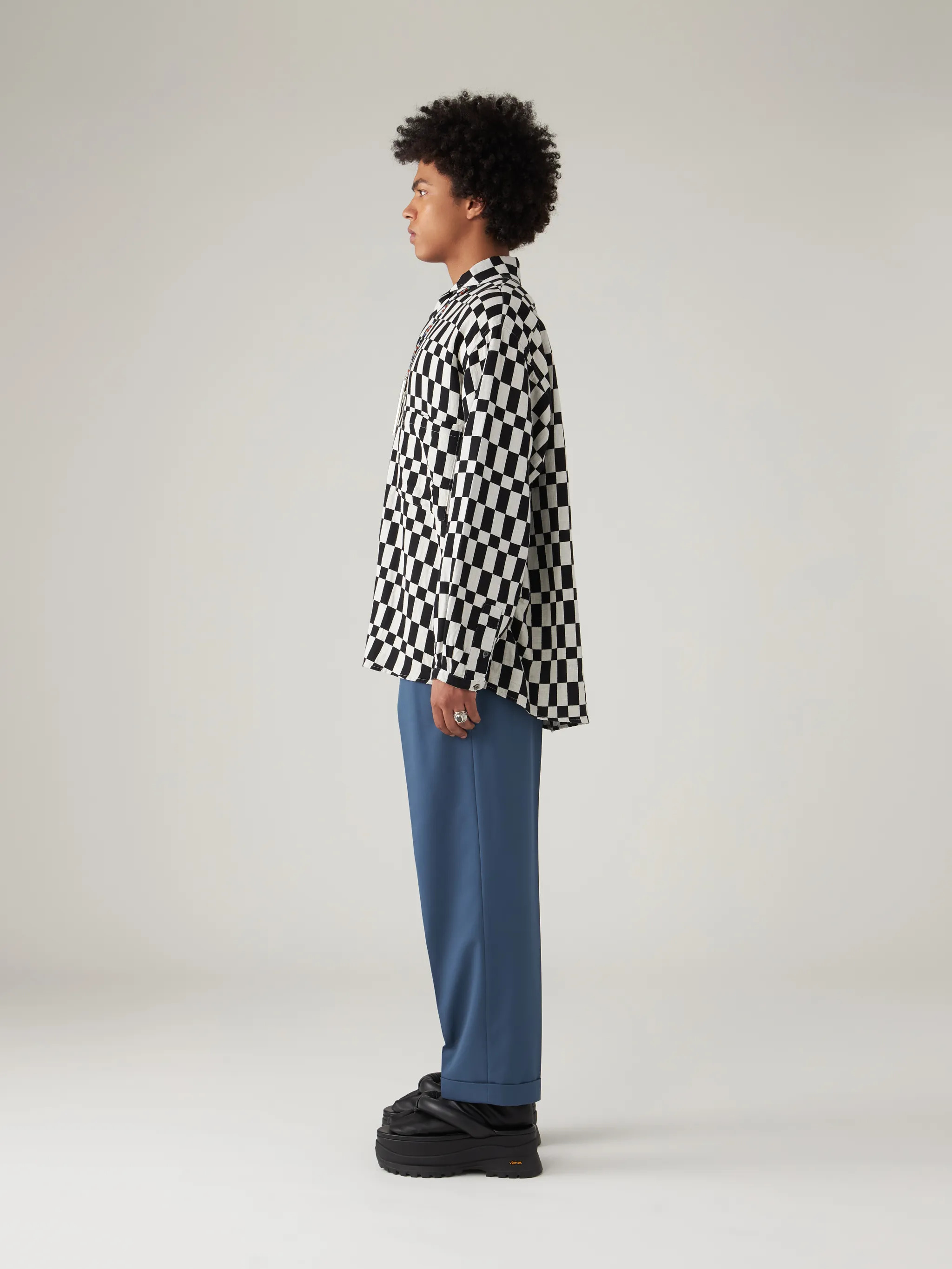 HIGH WAIST RELAXED TROUSER